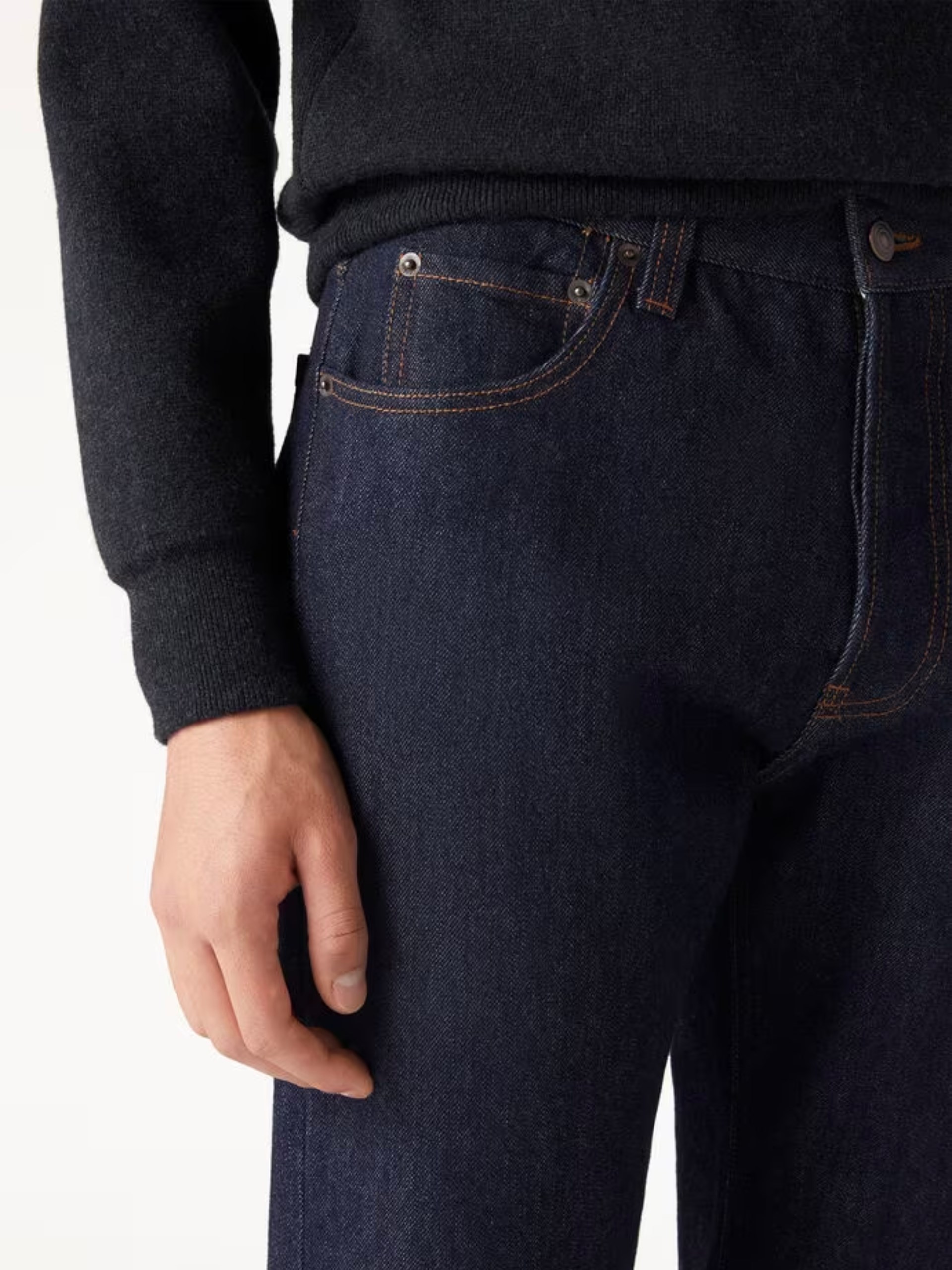 Loro Piana Kamen Dark Blue Jeans for Men