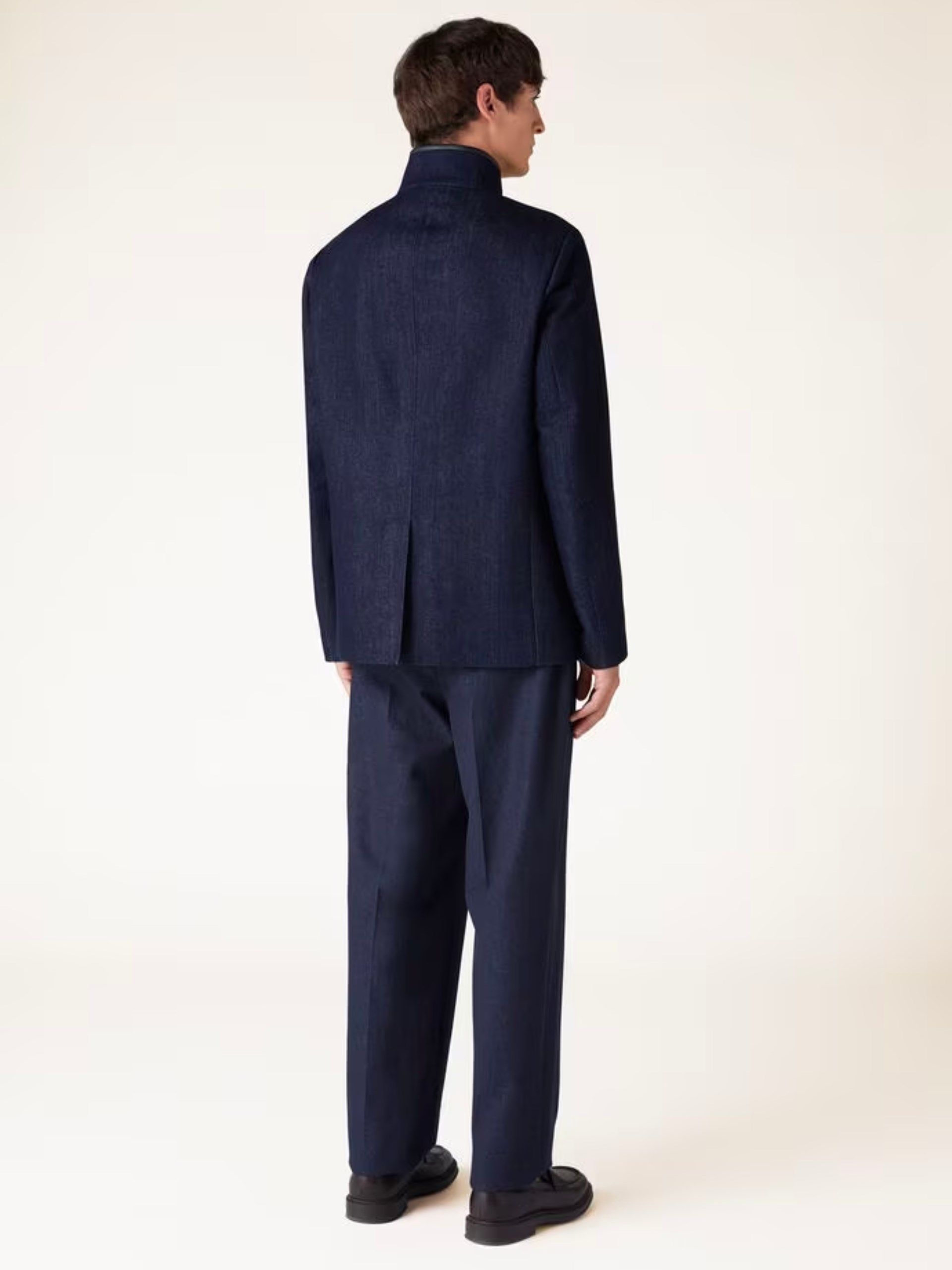 Loro Piana Spagna Men's Navy Blue Jacket