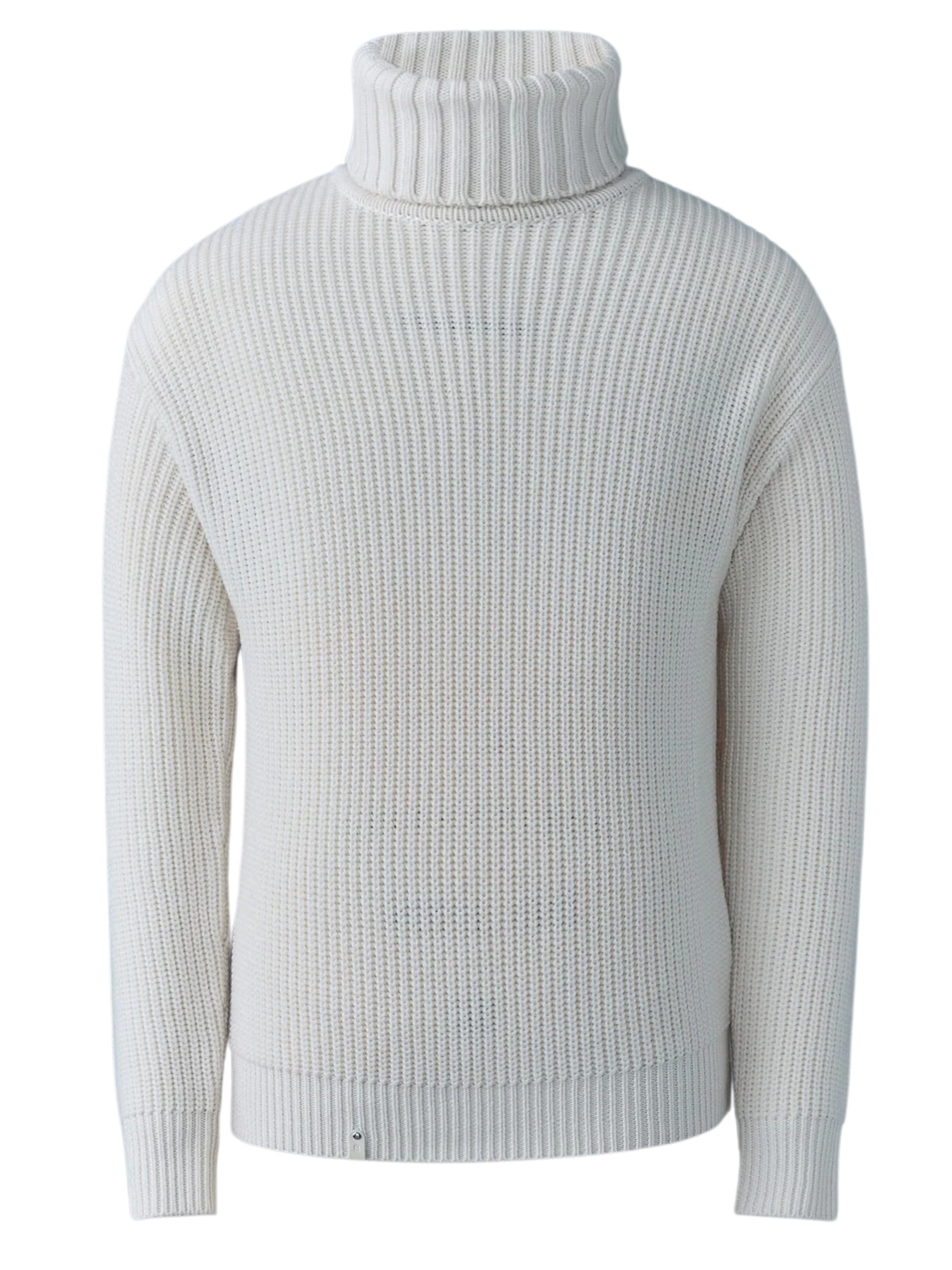 White elongated light Mackage Astor-WM made of wool