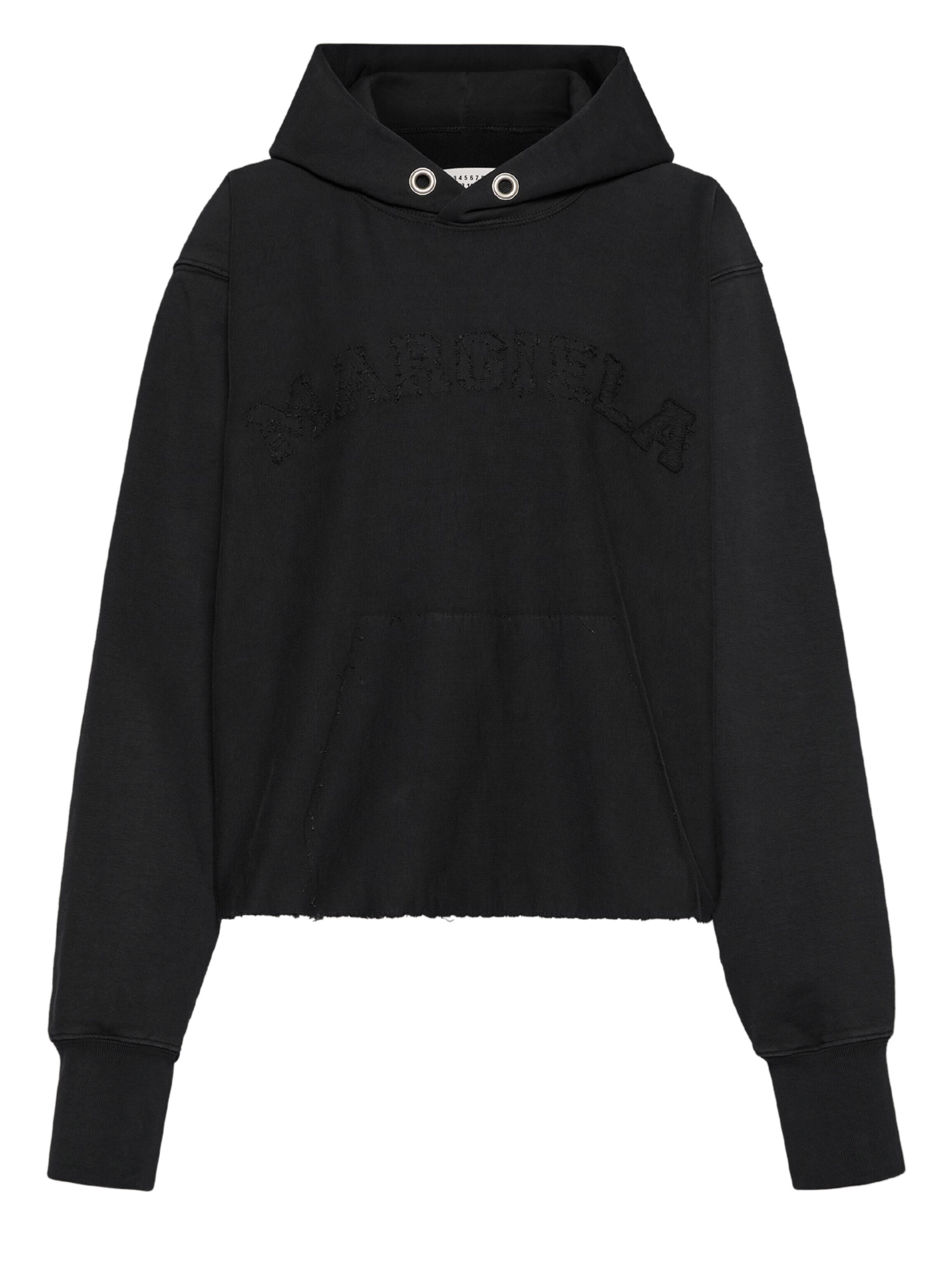 Худі з капюшоном Maison Margiela чорного кольору