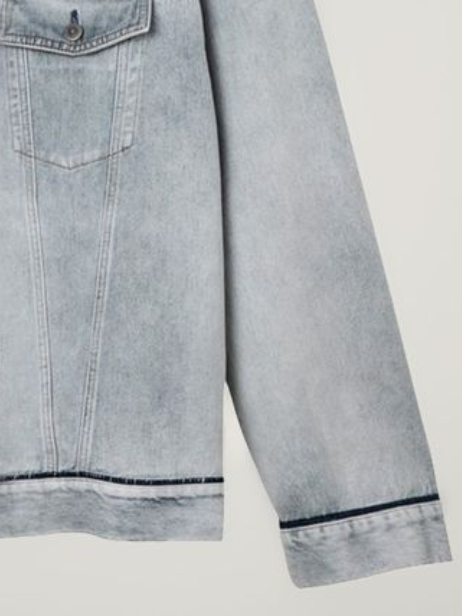 Maison Margiela unisex crew neck denim jacket