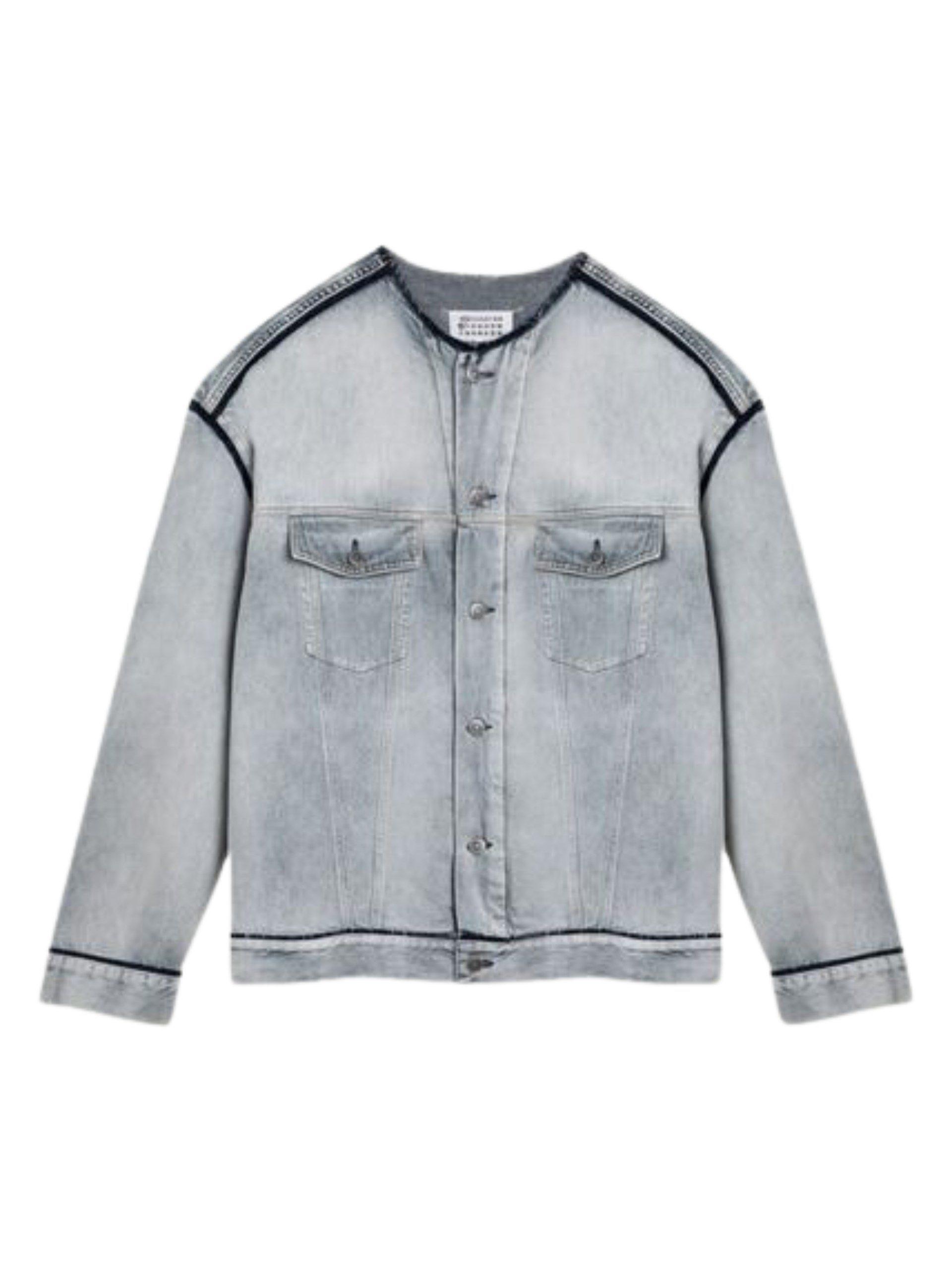 Maison Margiela unisex crew neck denim jacket