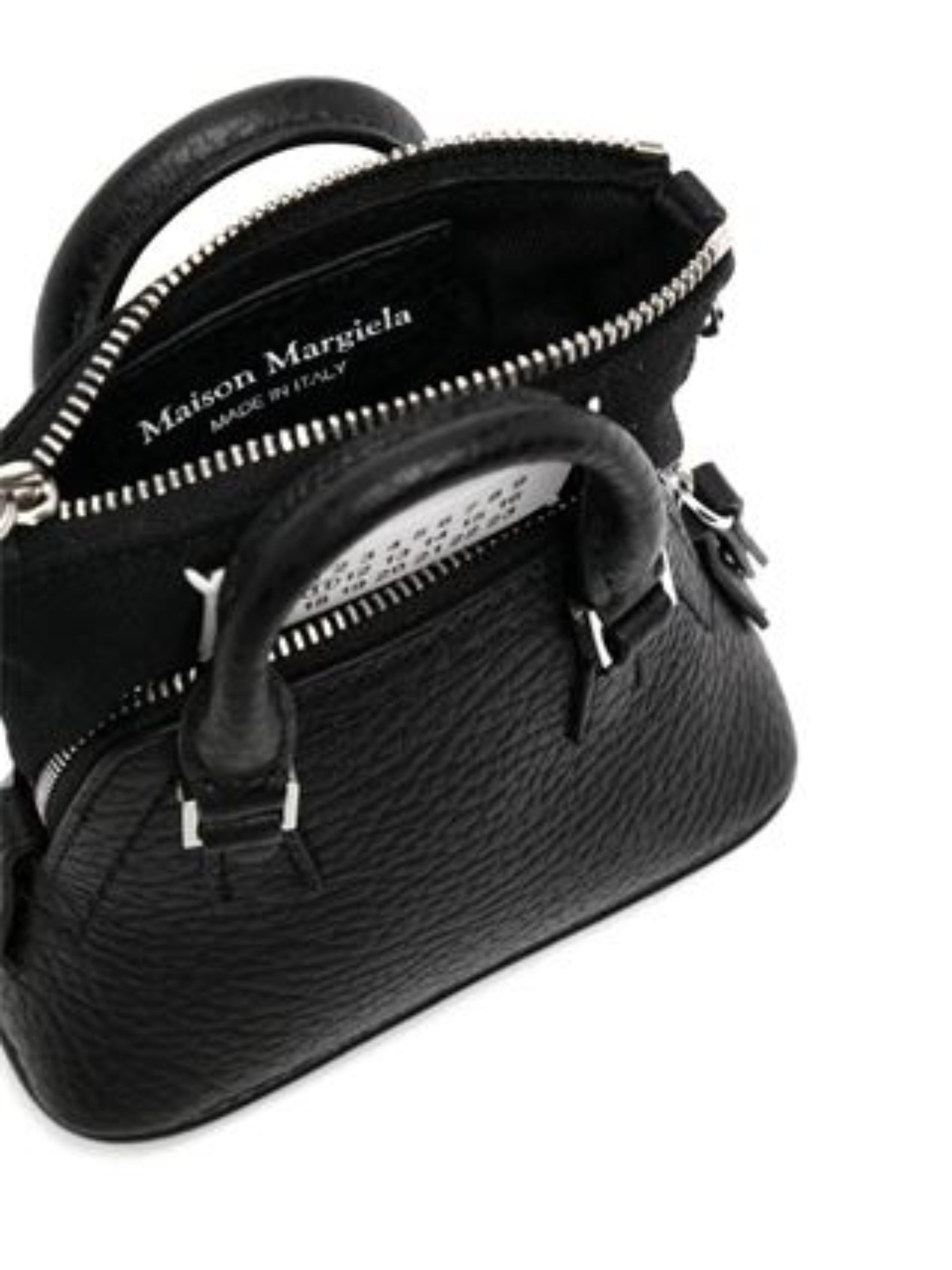 Maison Margiela Mini Black Leather Shoulder Bag