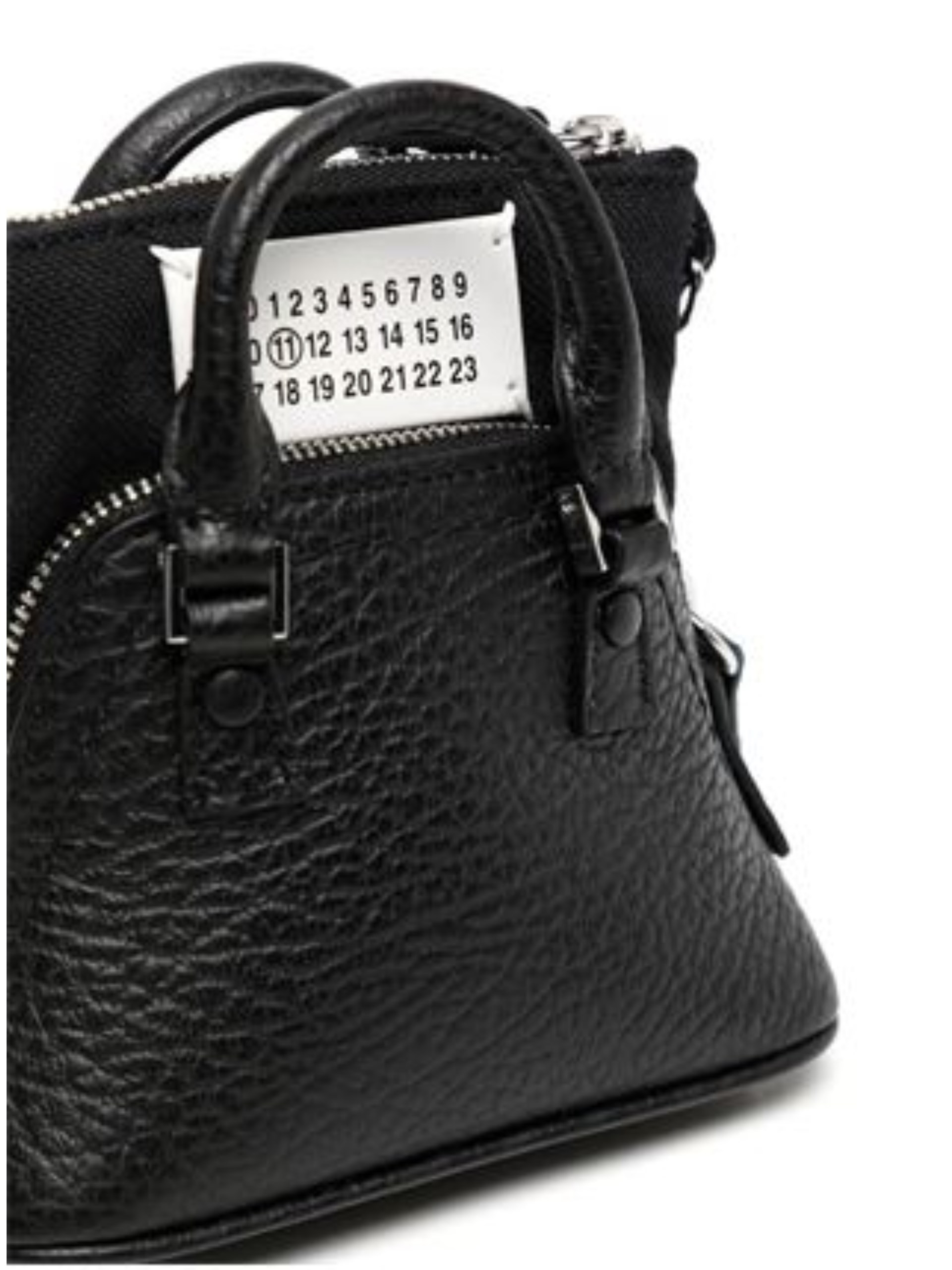 Maison Margiela Mini Black Leather Shoulder Bag