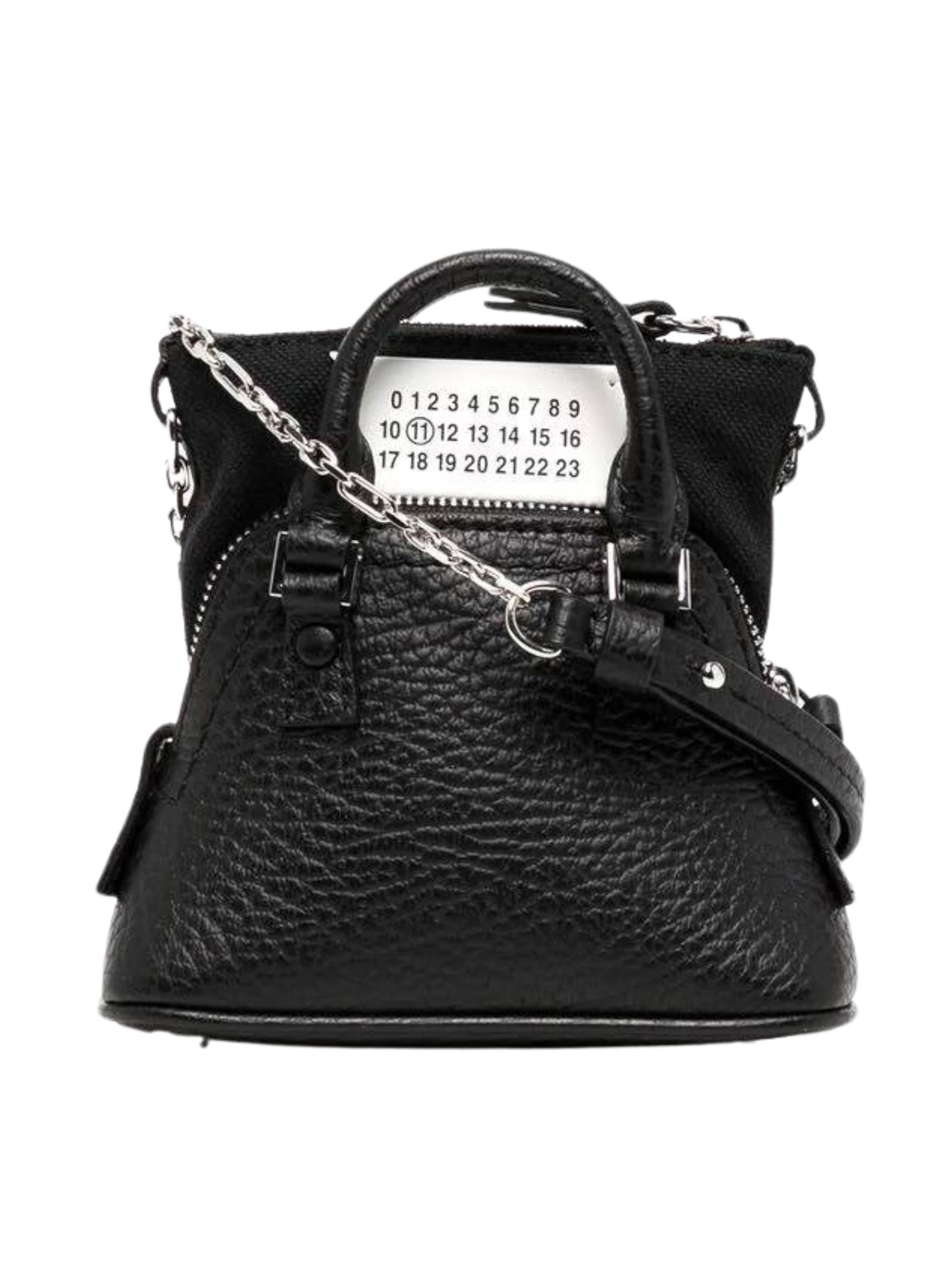 Maison Margiela Mini Black Leather Shoulder Bag