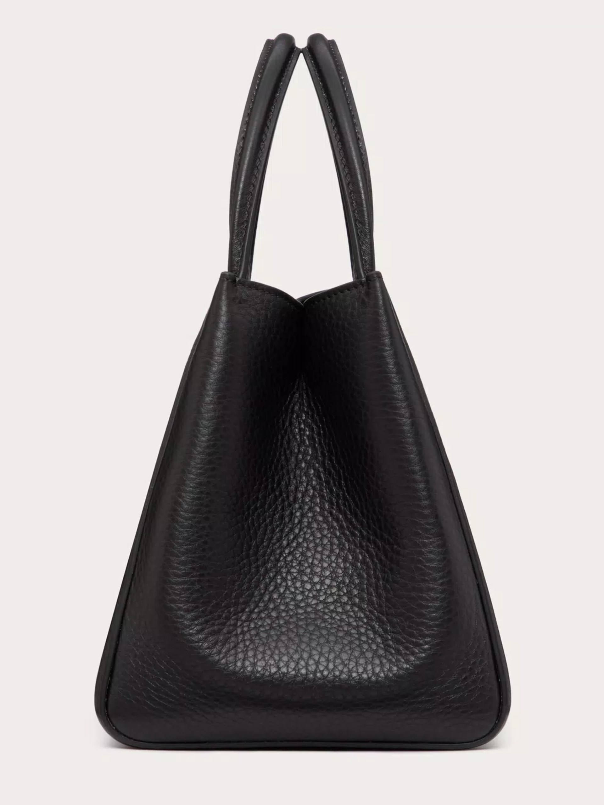 Valentino Garavani All Time Medium Black bag in grained leather