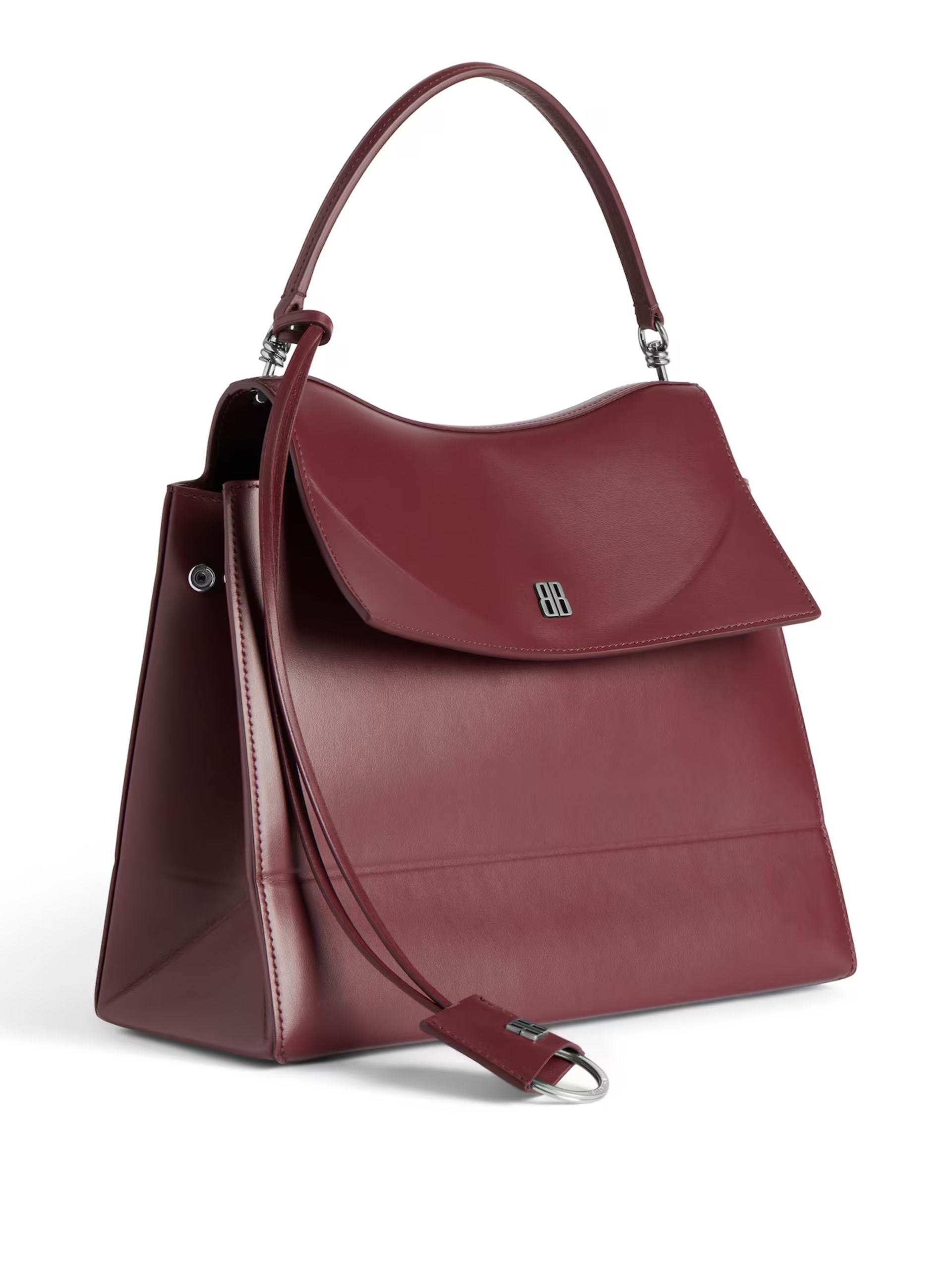 Balenciaga Nano Medium burgundy leather bag