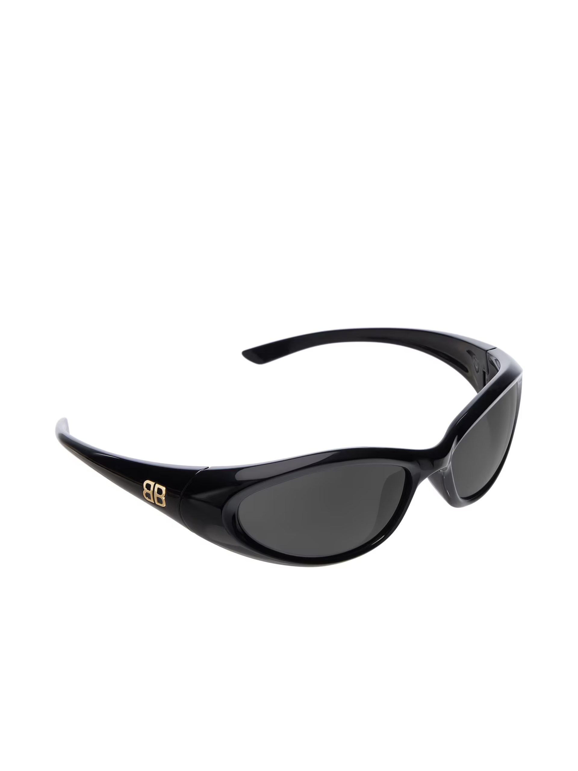 Balenciaga B Round Af Black Sunglasses