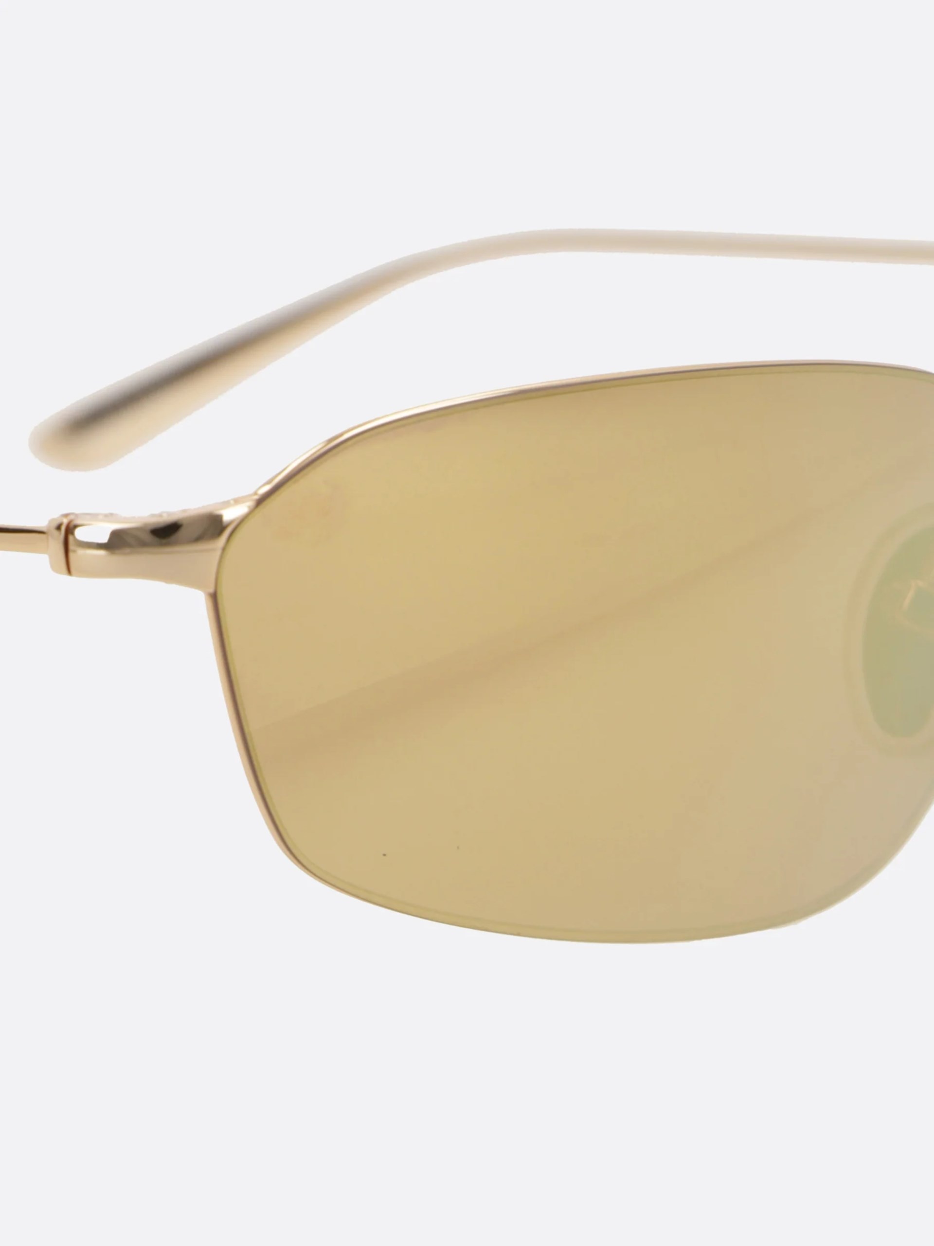 Balenciaga Invis 2 sunglasses with gold lenses