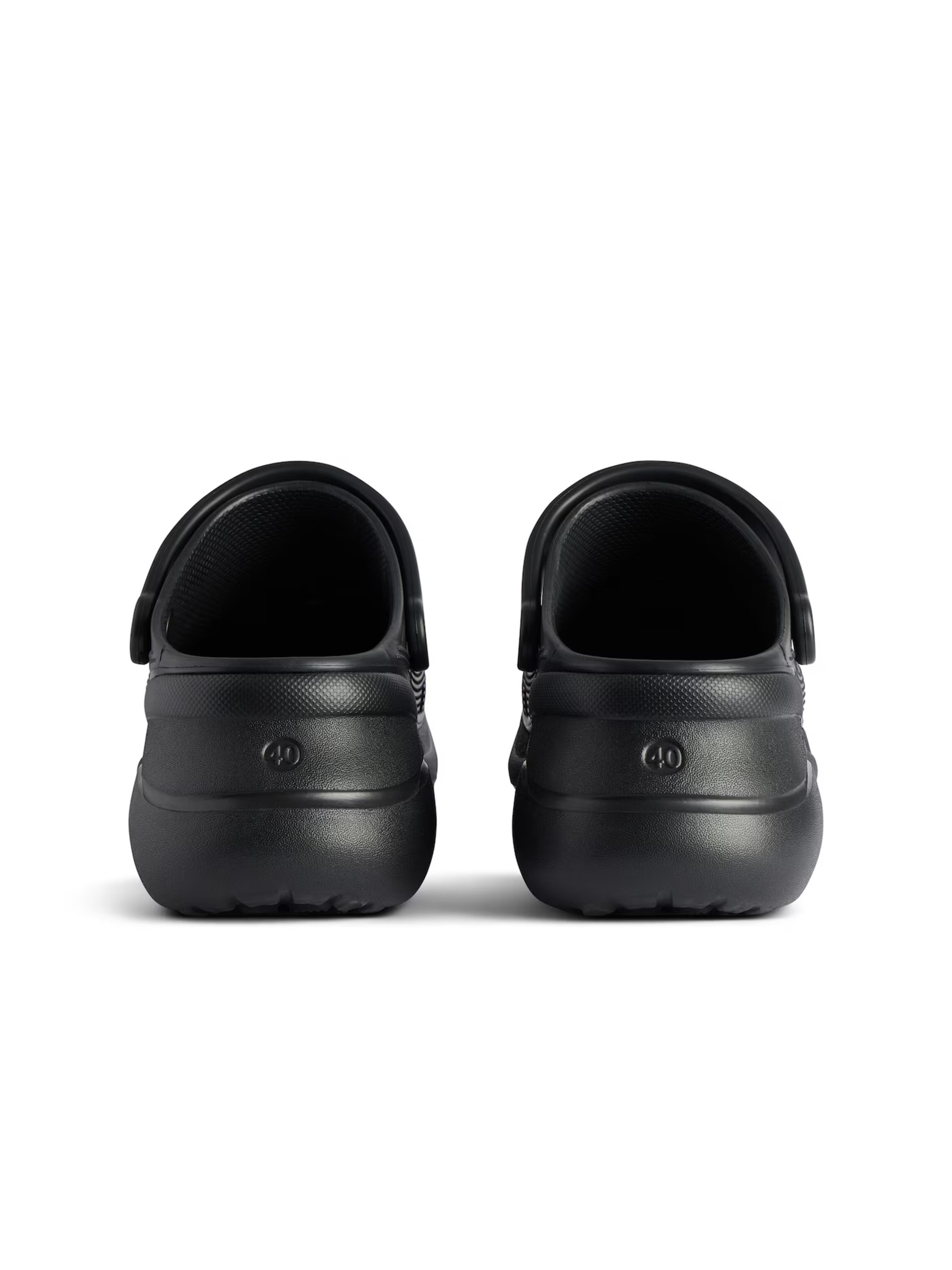 Чорні мюлі Balenciaga Crocs™ з підвісками Jibbitz™