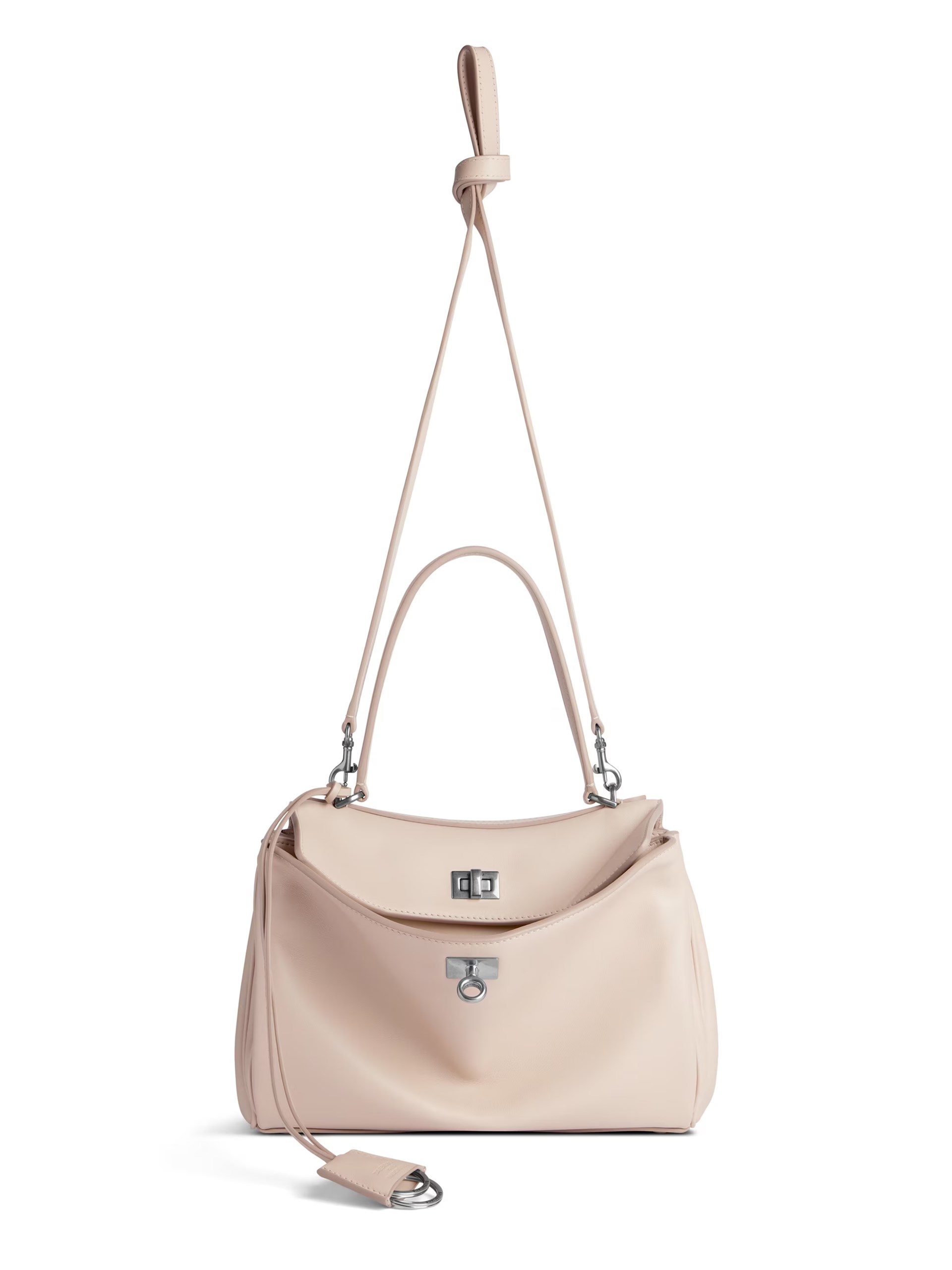 Ніжно-рожева сумка Balenciaga Rodeo Small зі шкіри