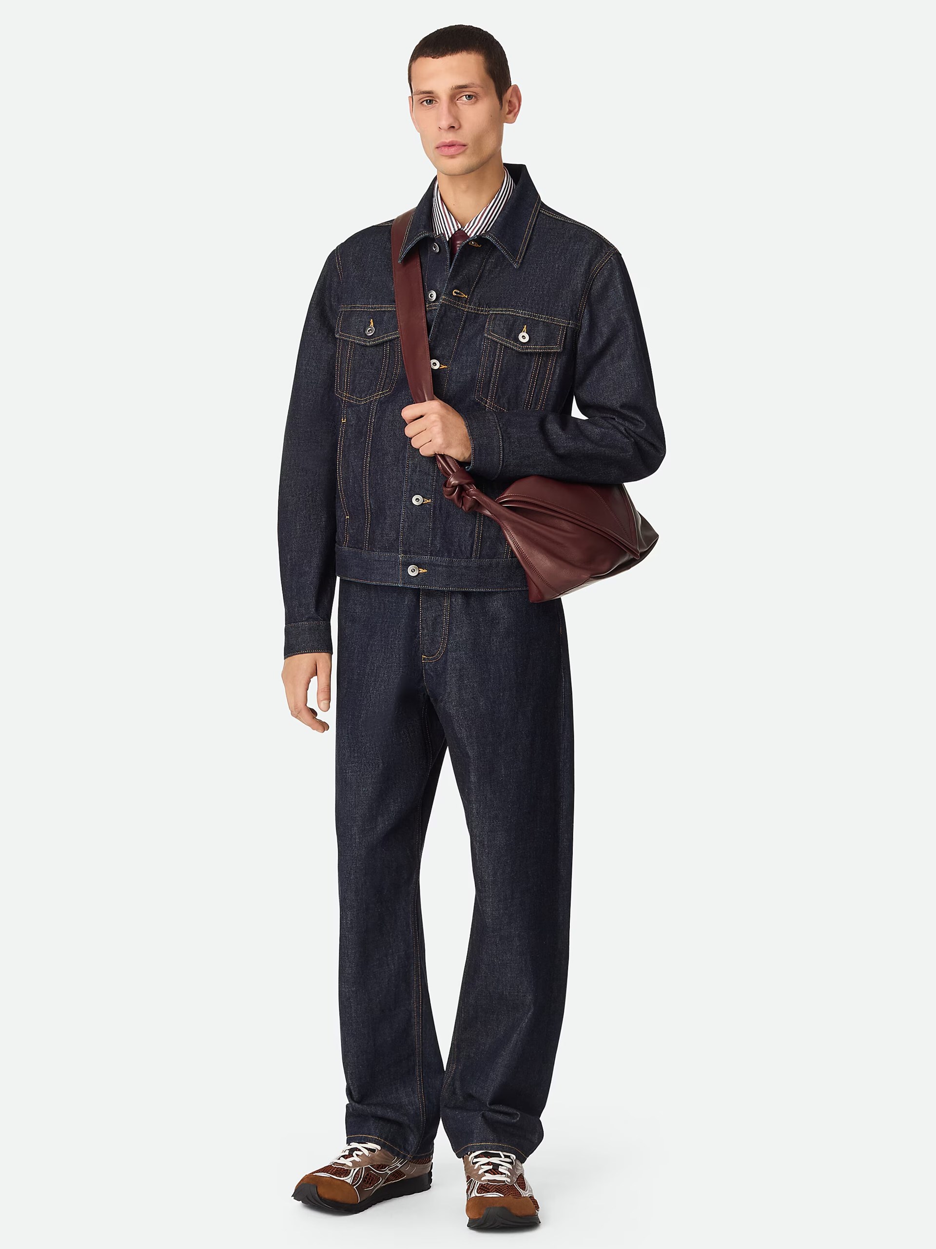 Bottega Veneta Orbit men's sneakers made of combined fabrics