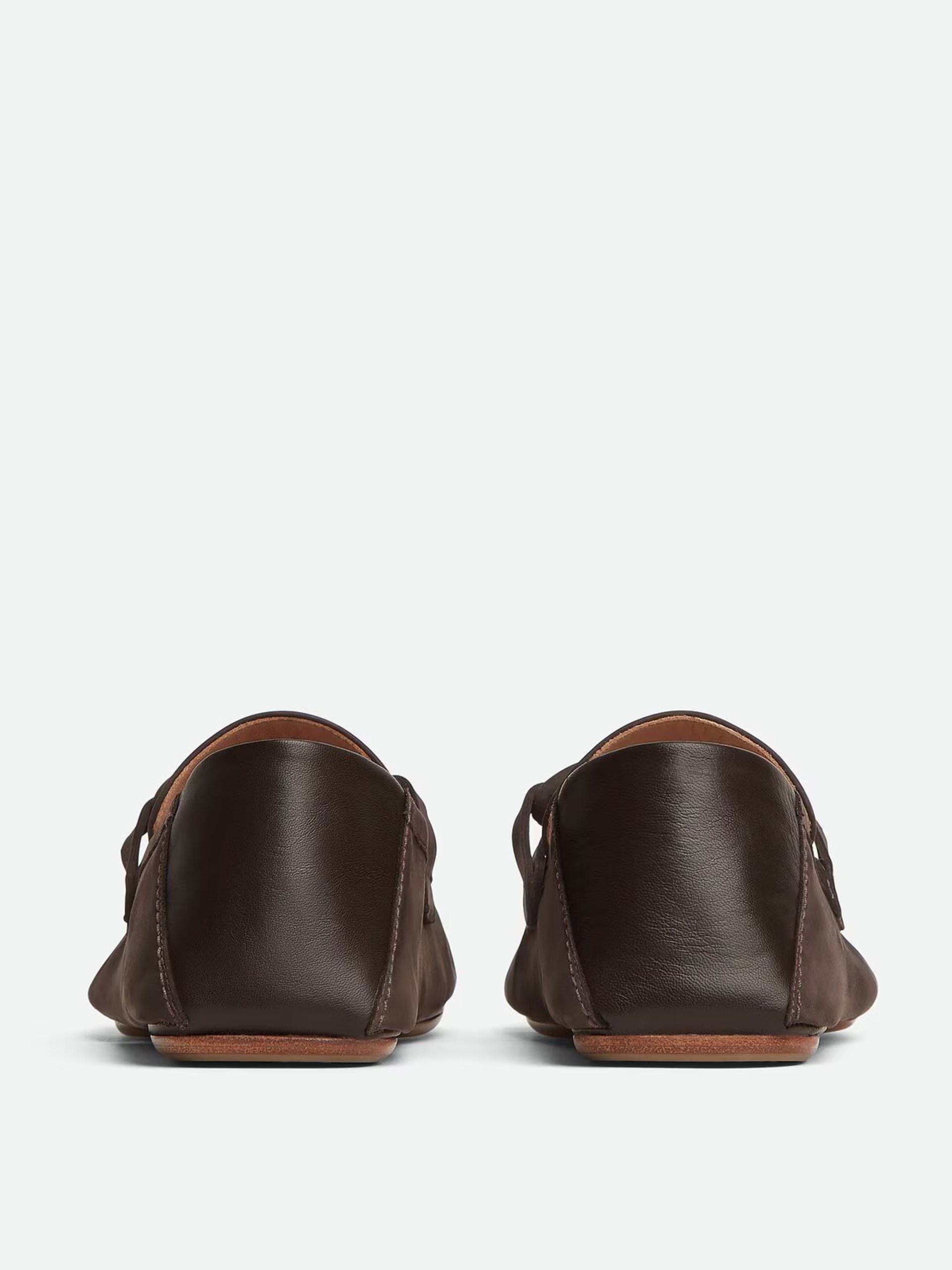Чоловічі темно-коричневі лофери Bottega Veneta Daddy зі шкіряною деталлю