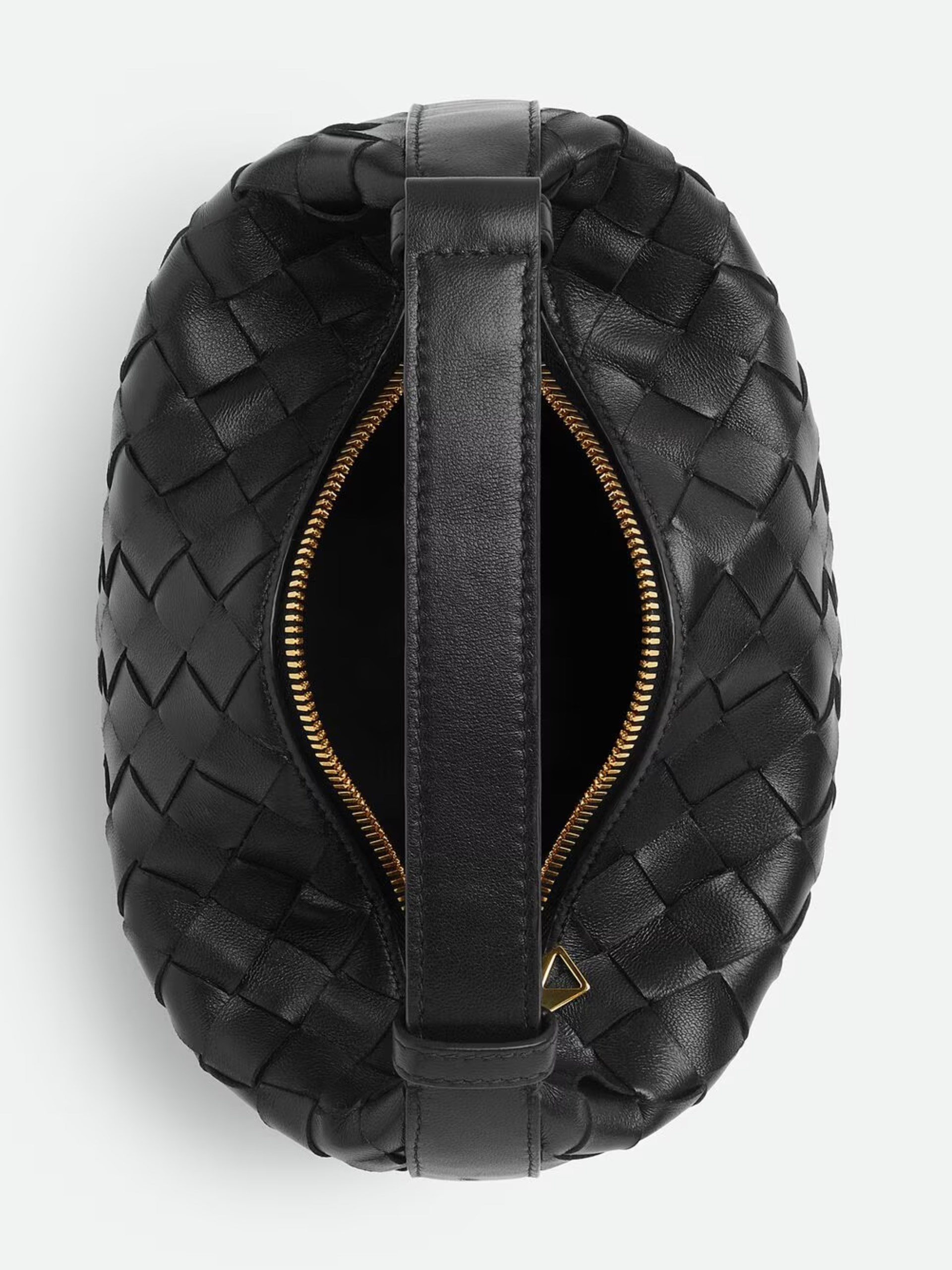 Bottega Veneta Wallace black bag in soft Intrecciato leather
