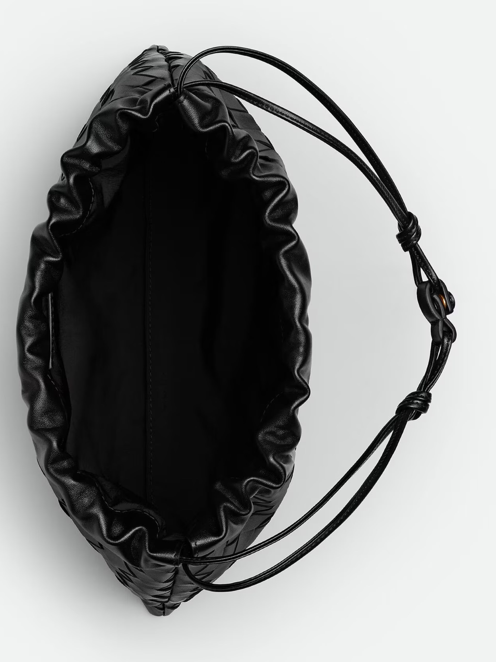 Bottega Veneta black tote bag in soft Intrecciato leather