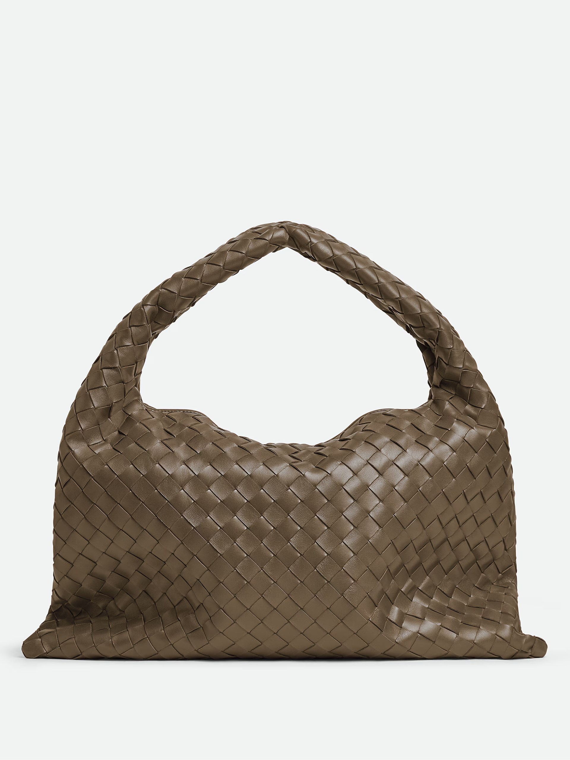 Bottega Veneta Hop brown bag in soft Intrecciato leather