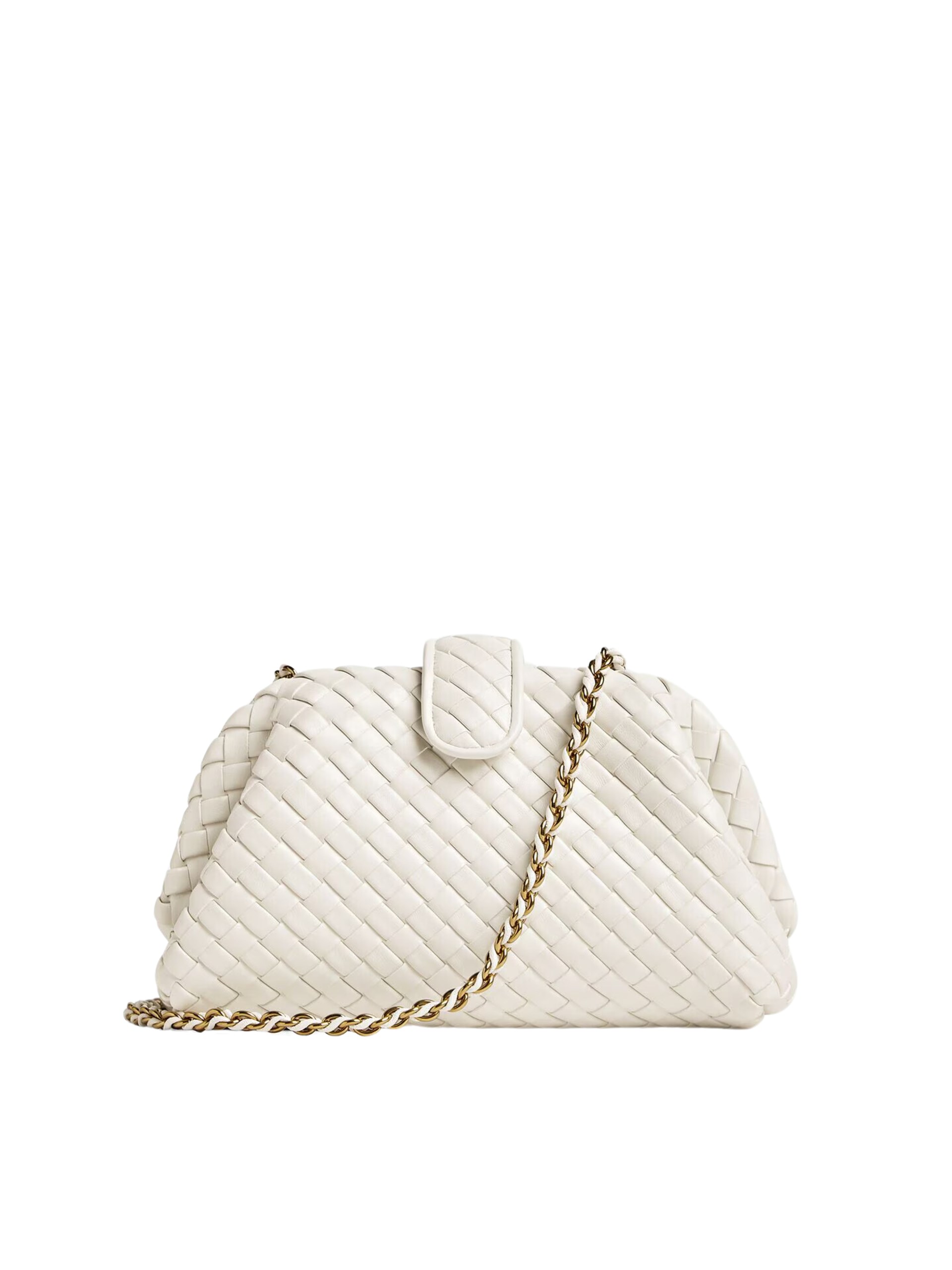 Bottega Veneta Small Lauren 1980 bag in milk