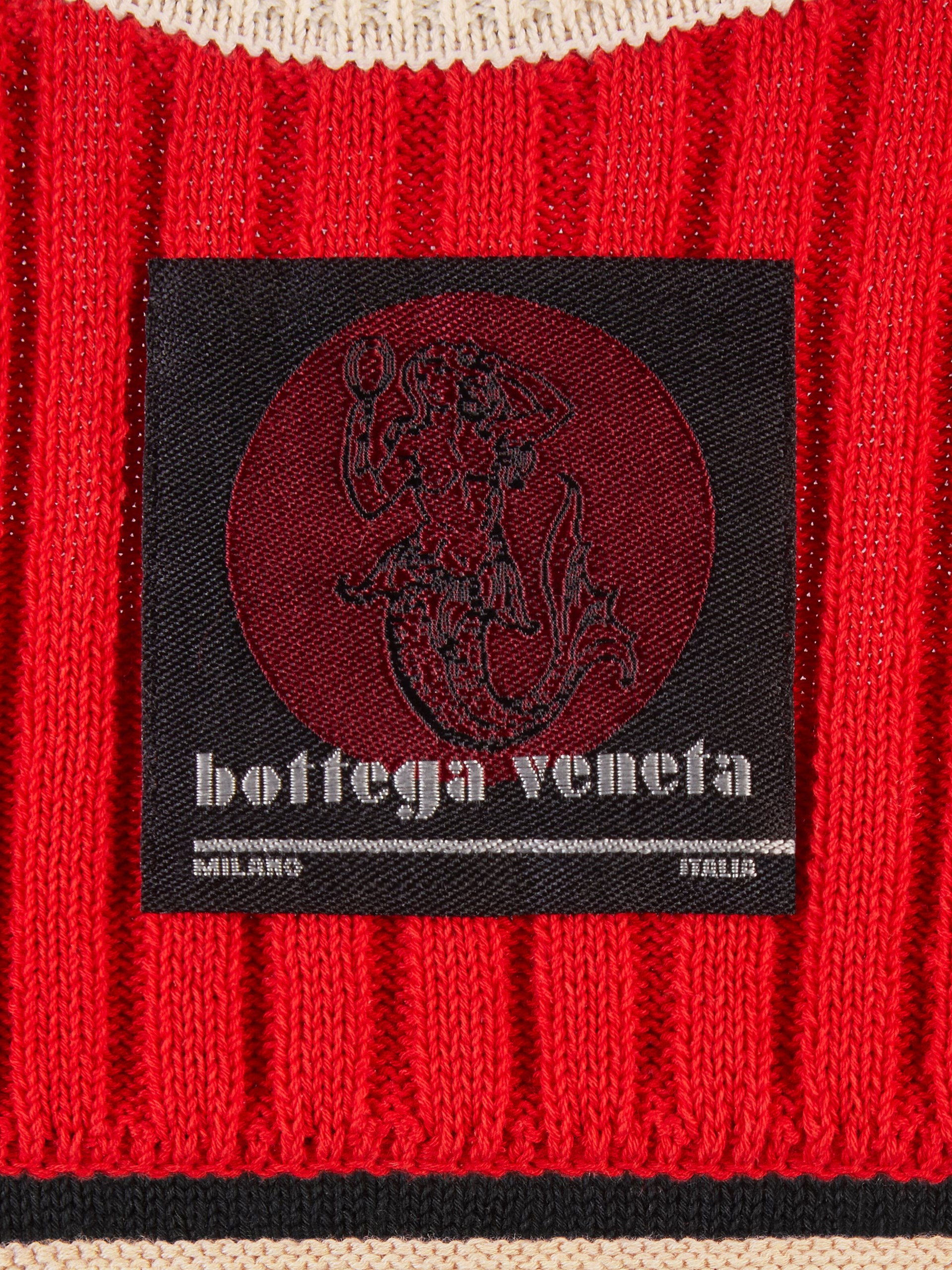 Светр Bottega Veneta у смужку з бавовни