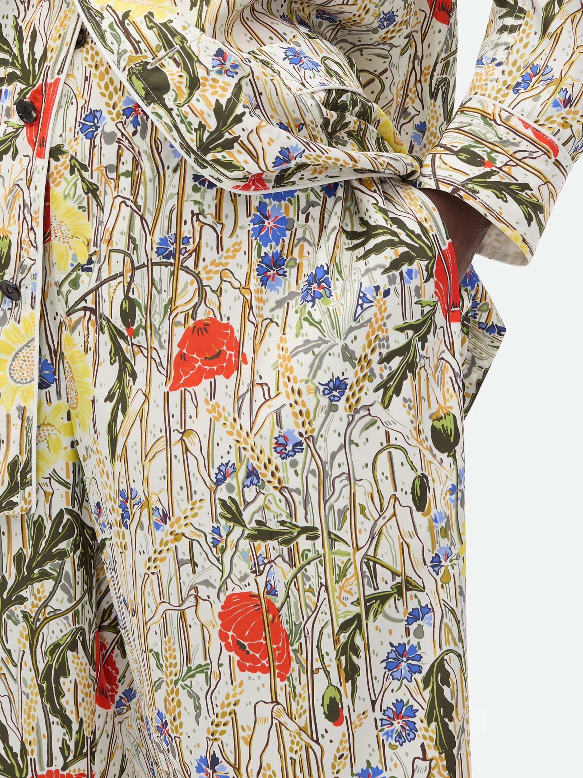 Bottega Veneta pajama-style suit in floral print