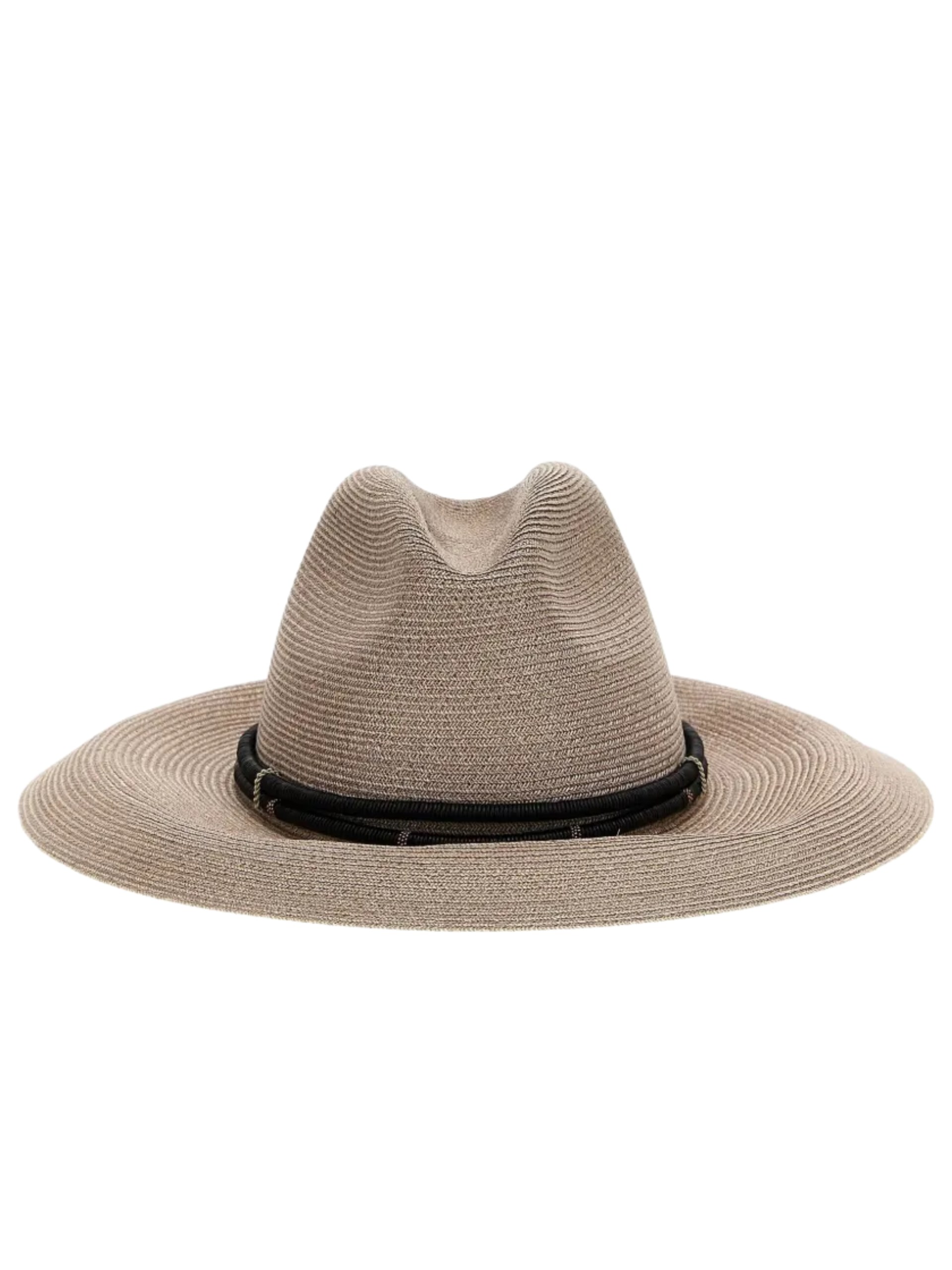 Brunello Cucinelli beige straw hat with contrasting details