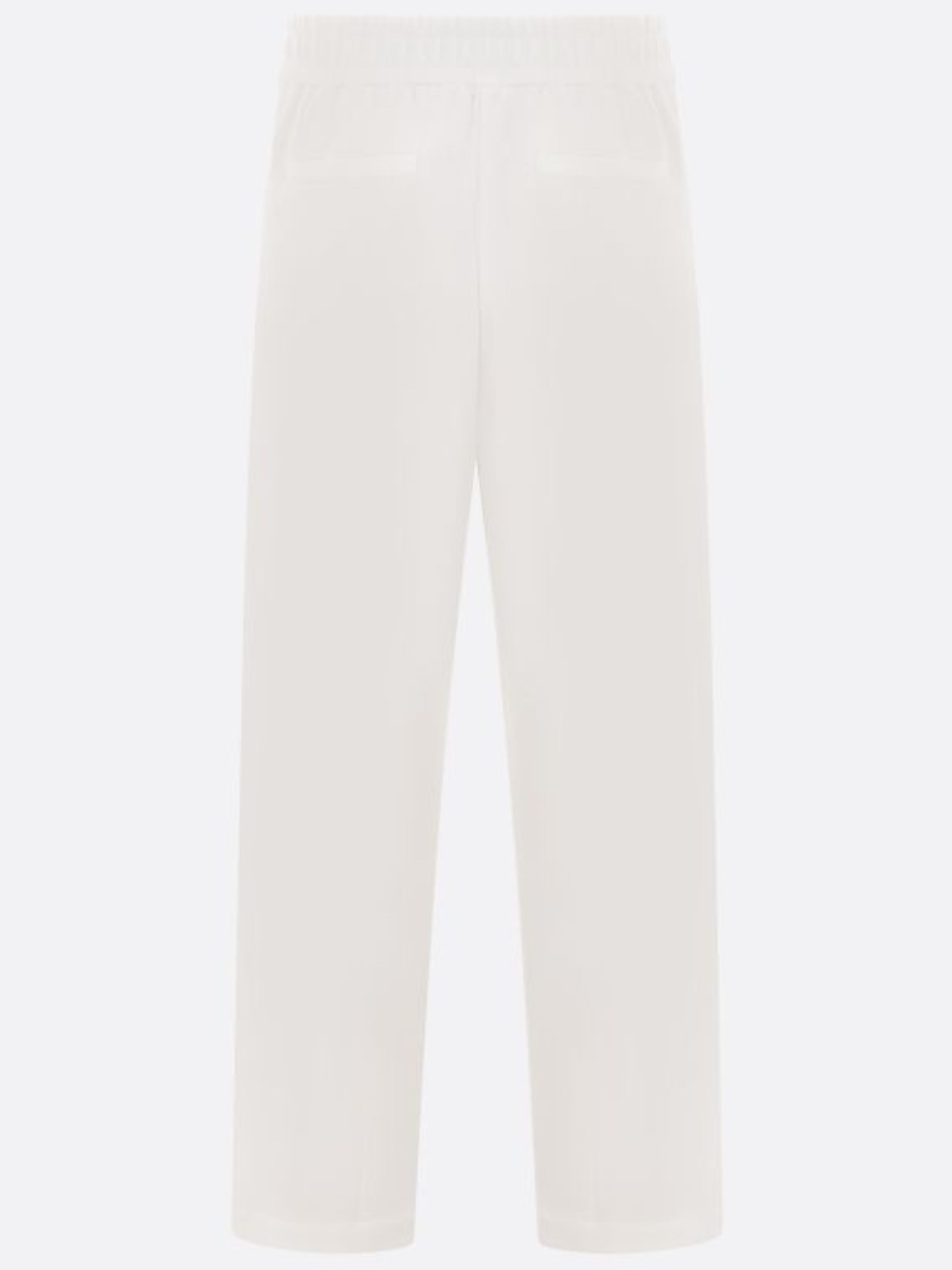 Brunello Cucinelli white cotton joggers