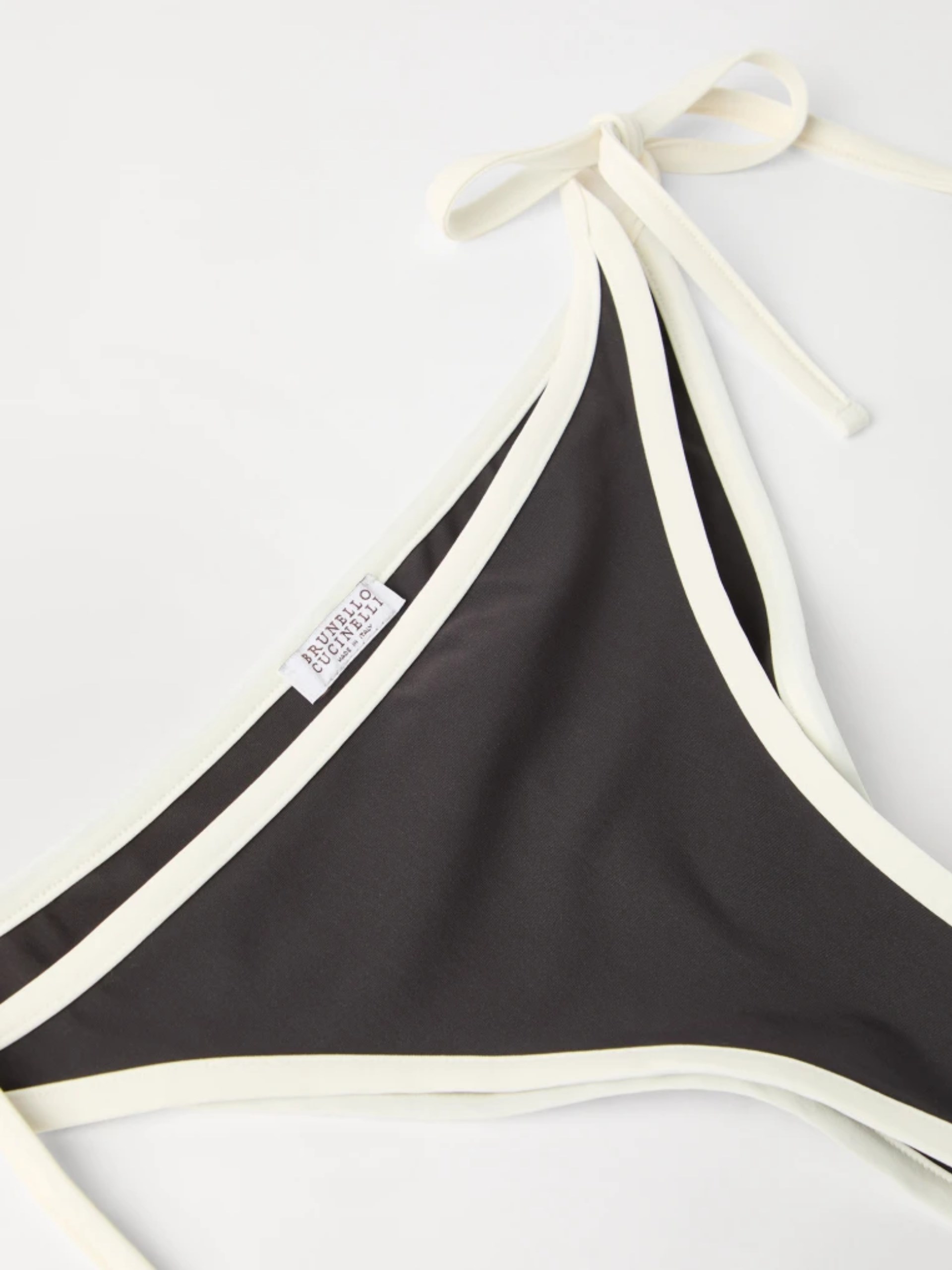 Brunello Cucinelli dark brown swimsuit bottom