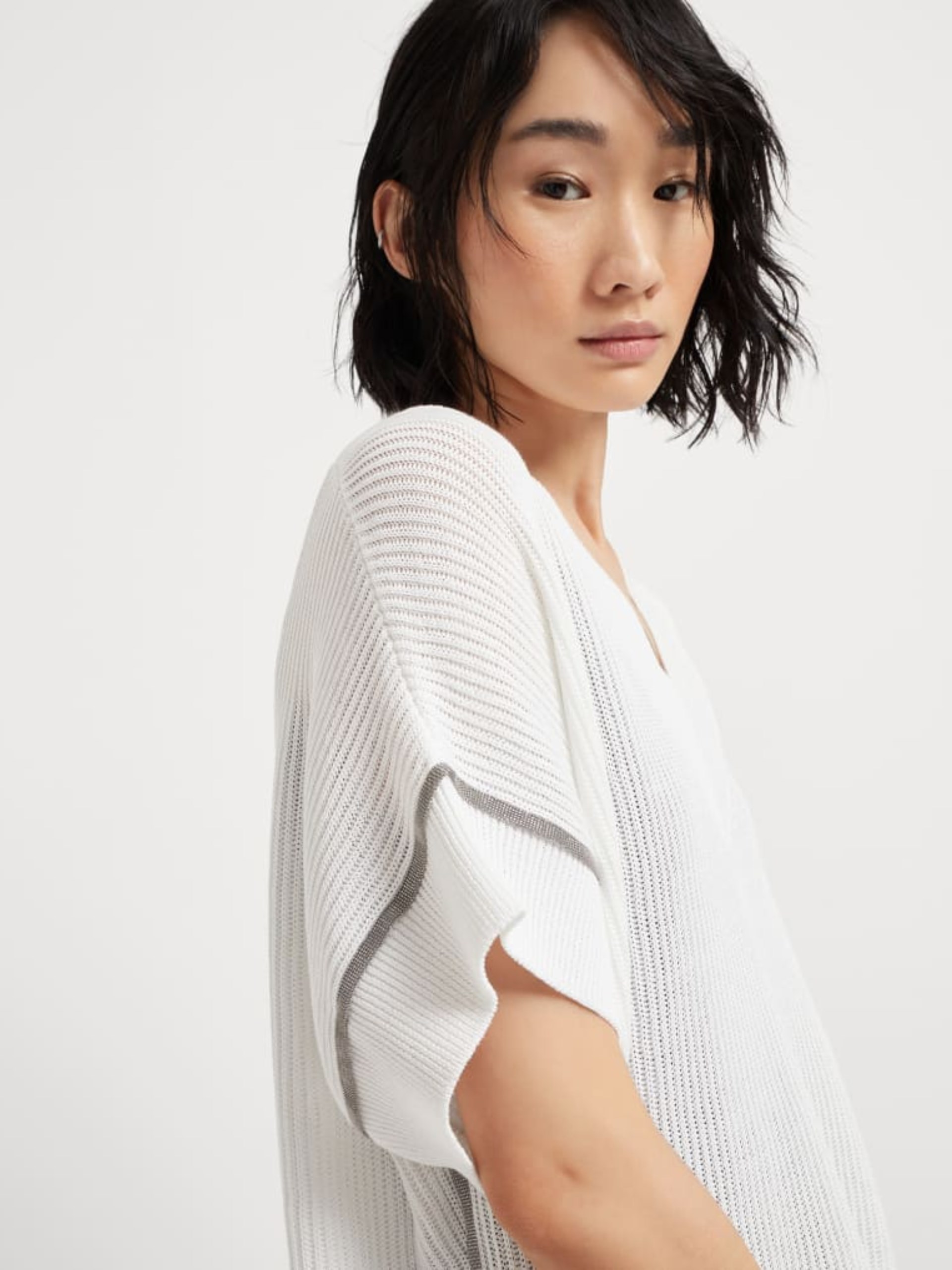 Brunello Cucinelli Monili-trim T-shirt