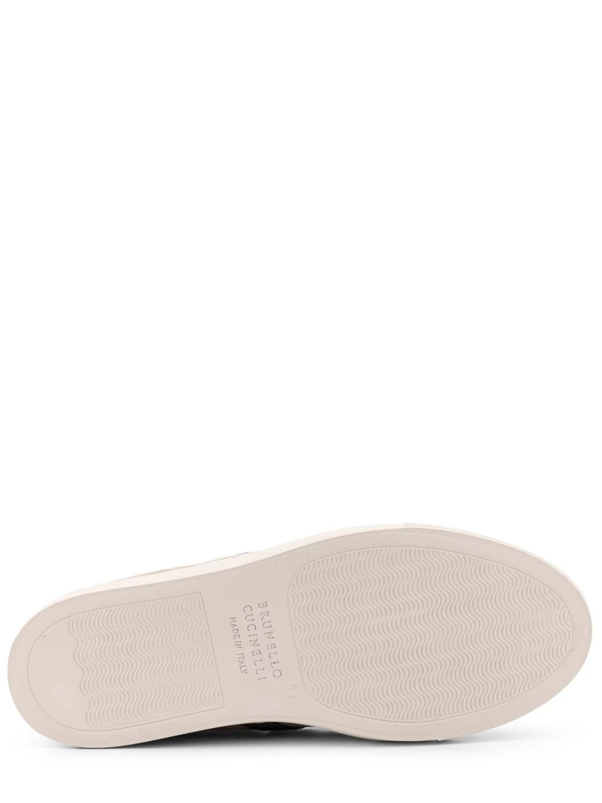 Brunello Cucinelli beige sneakers with Monili trim