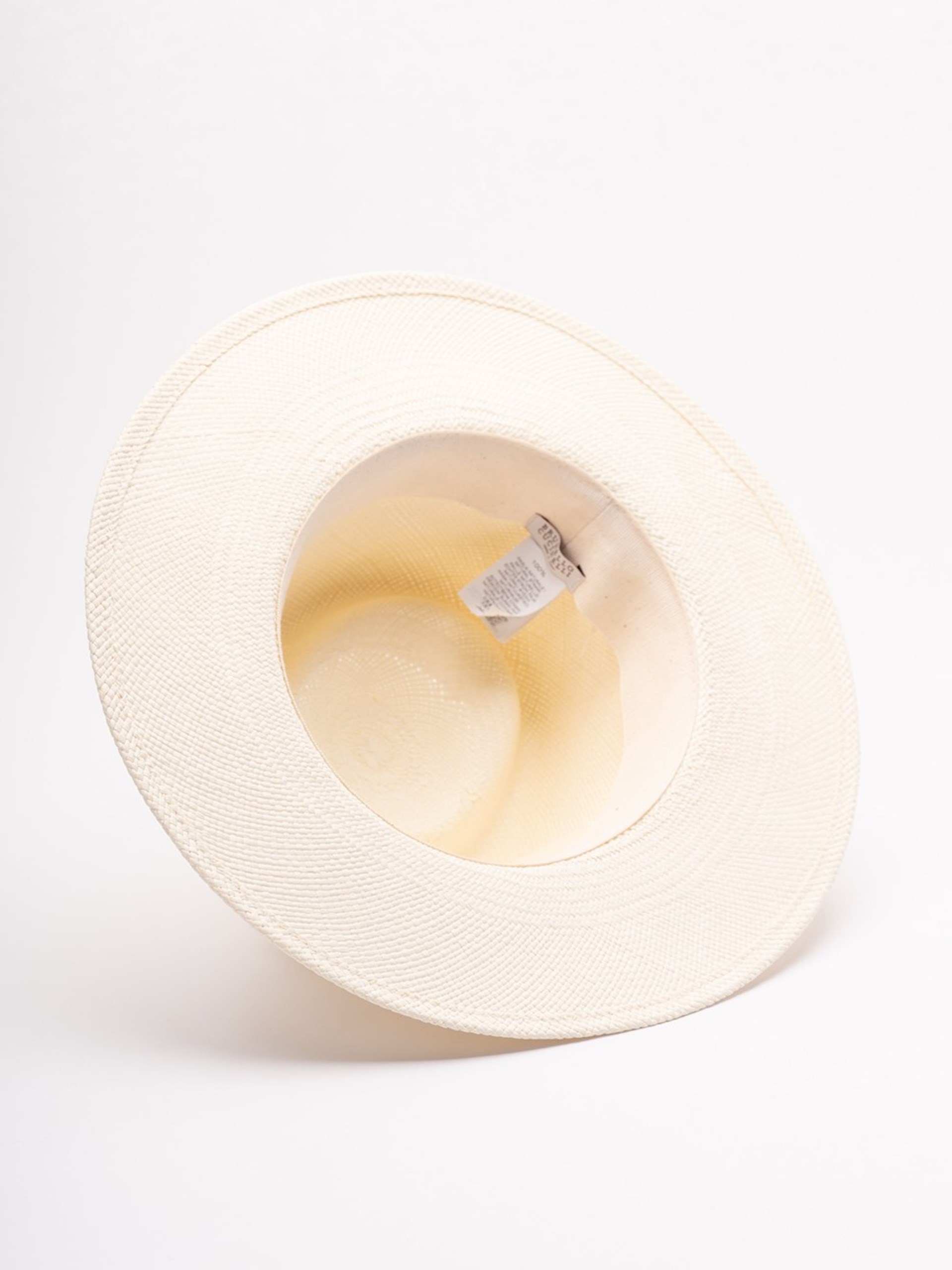 Brunello Cucinelli straw hat with contrasting details