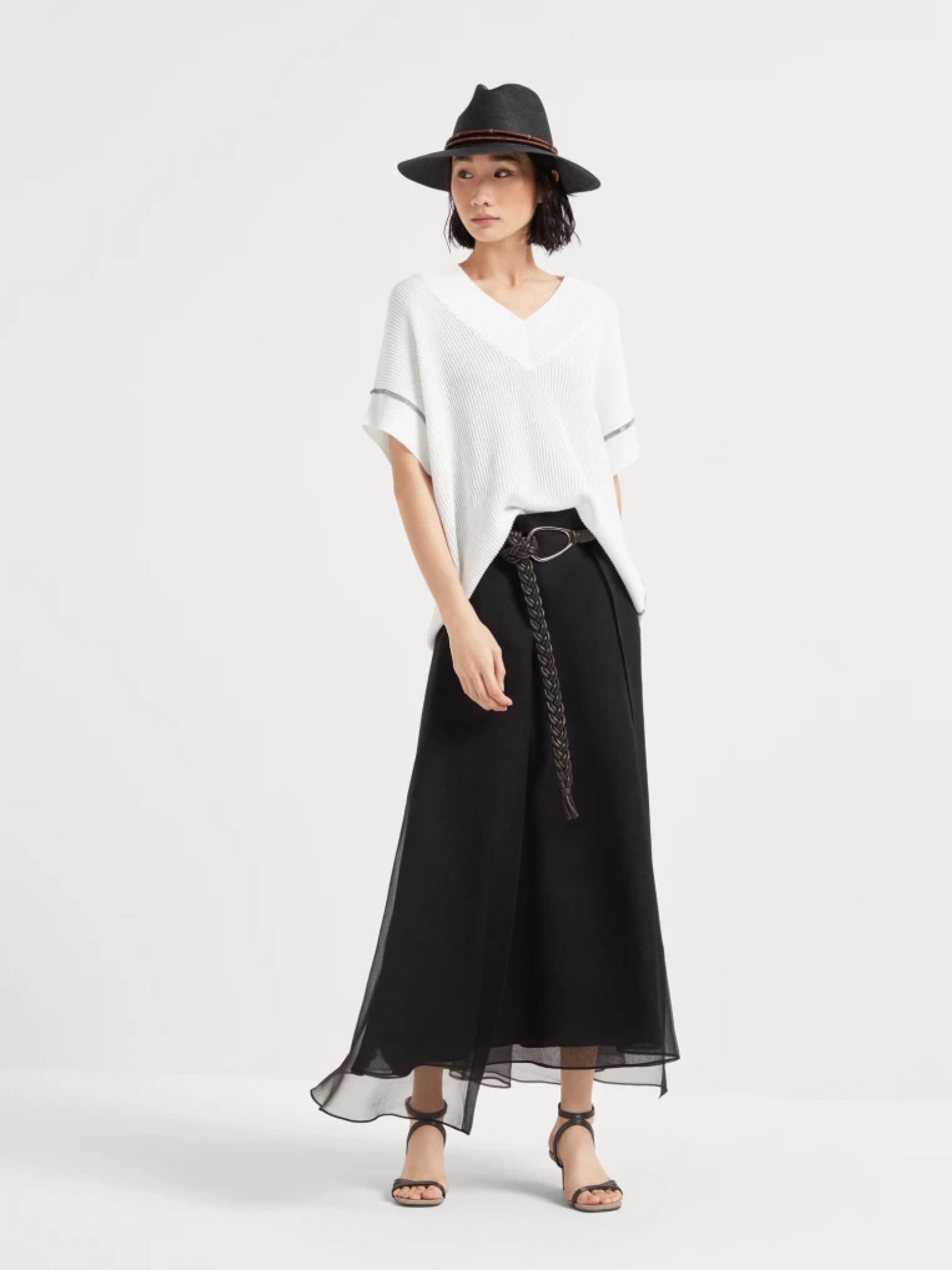 Brunello Cucinelli Monili-trim T-shirt