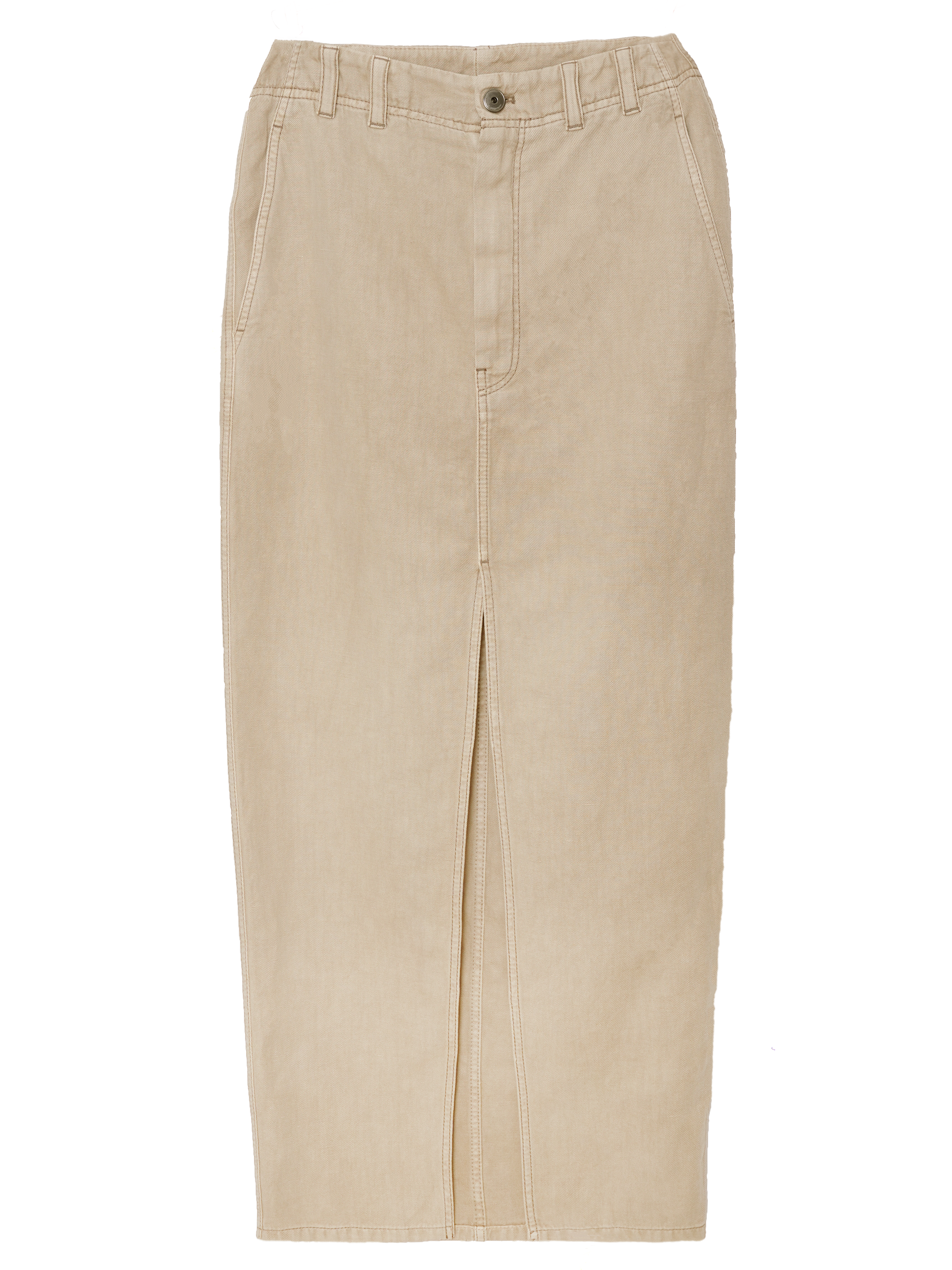 Beige Brunello Cucinelli long maxi skirt