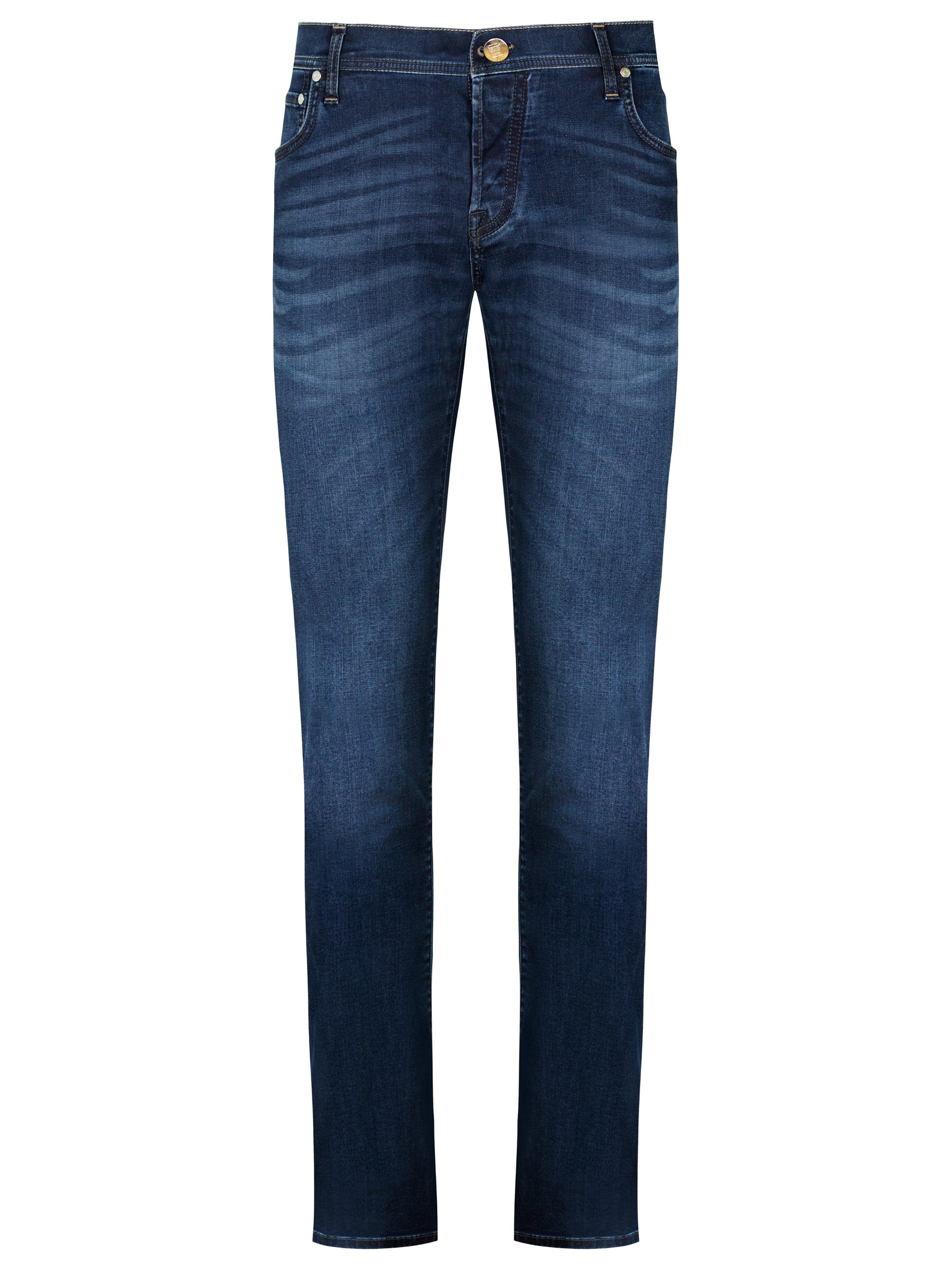 Corneliani Men's Dark Blue Slim Fit Jeans