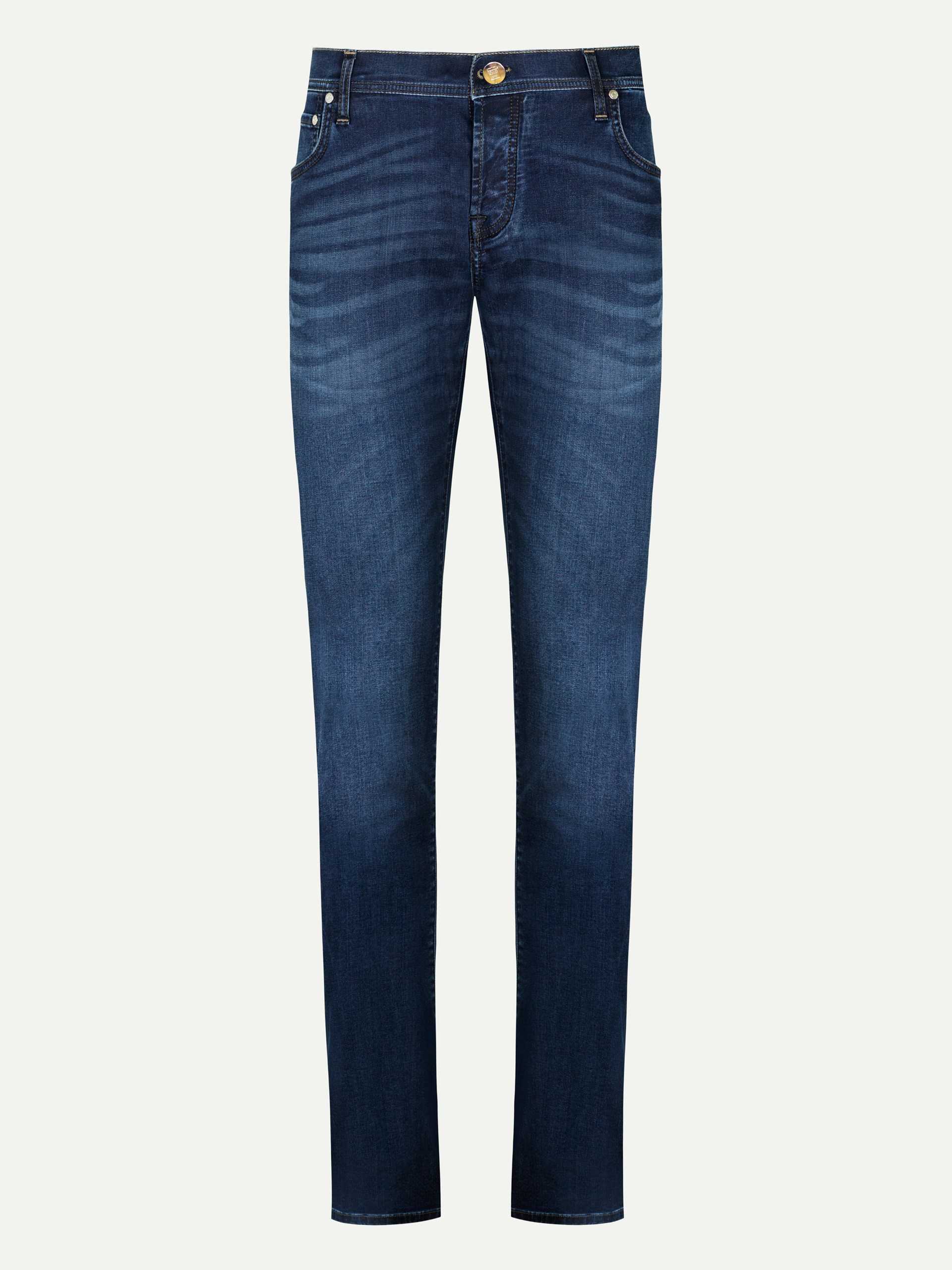 Corneliani Men's Dark Blue Slim Fit Jeans