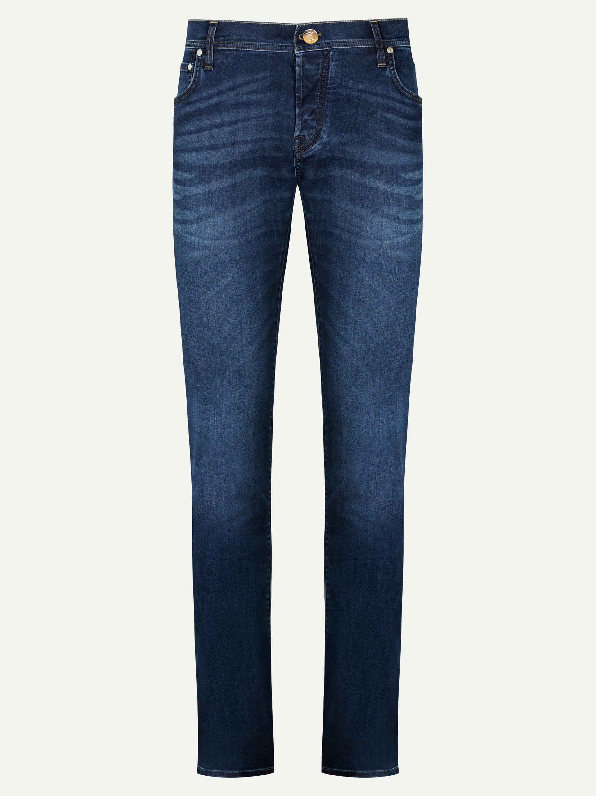 Corneliani Men's Dark Blue Slim Fit Jeans