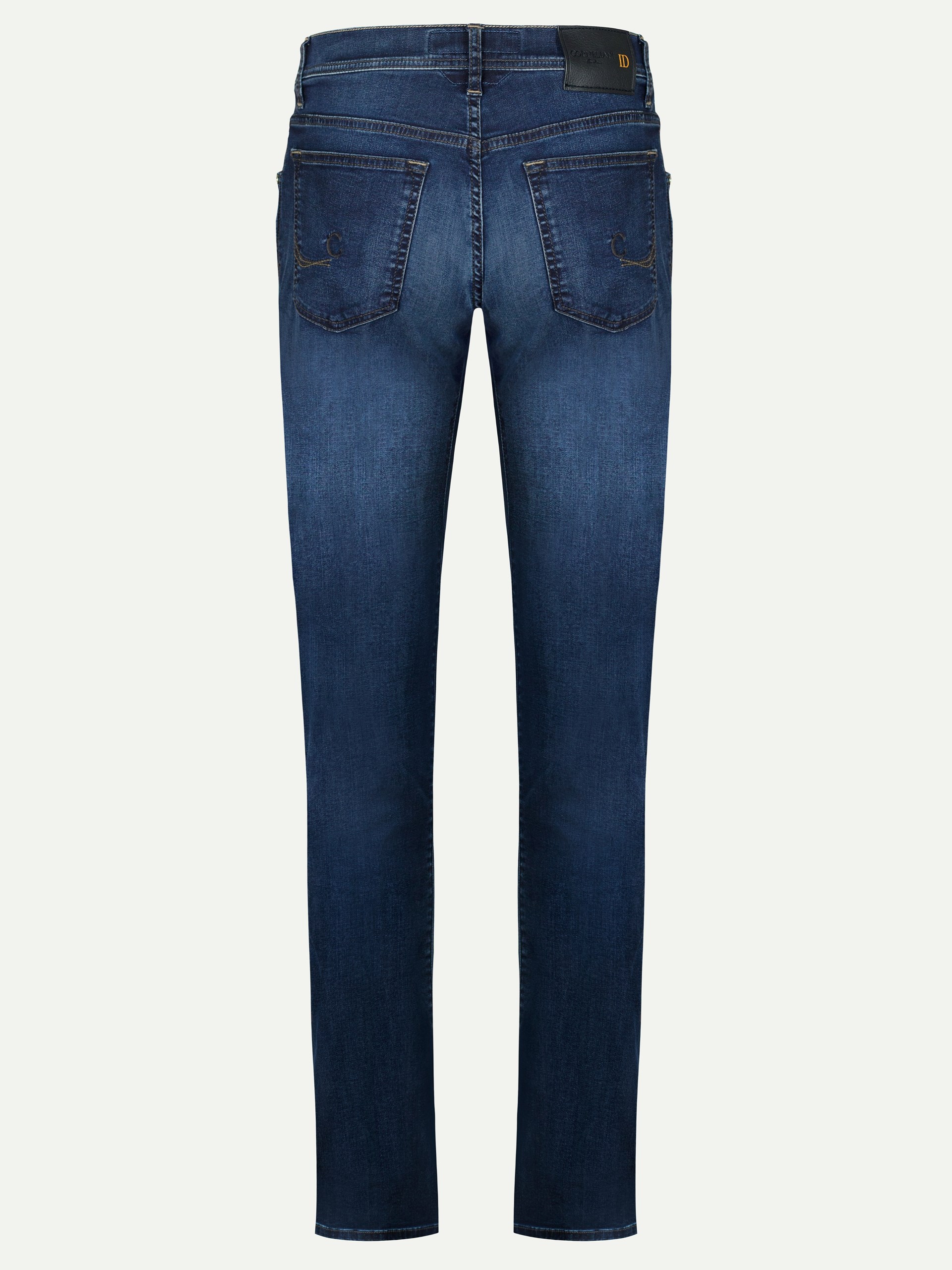 Corneliani Men's Dark Blue Slim Fit Jeans
