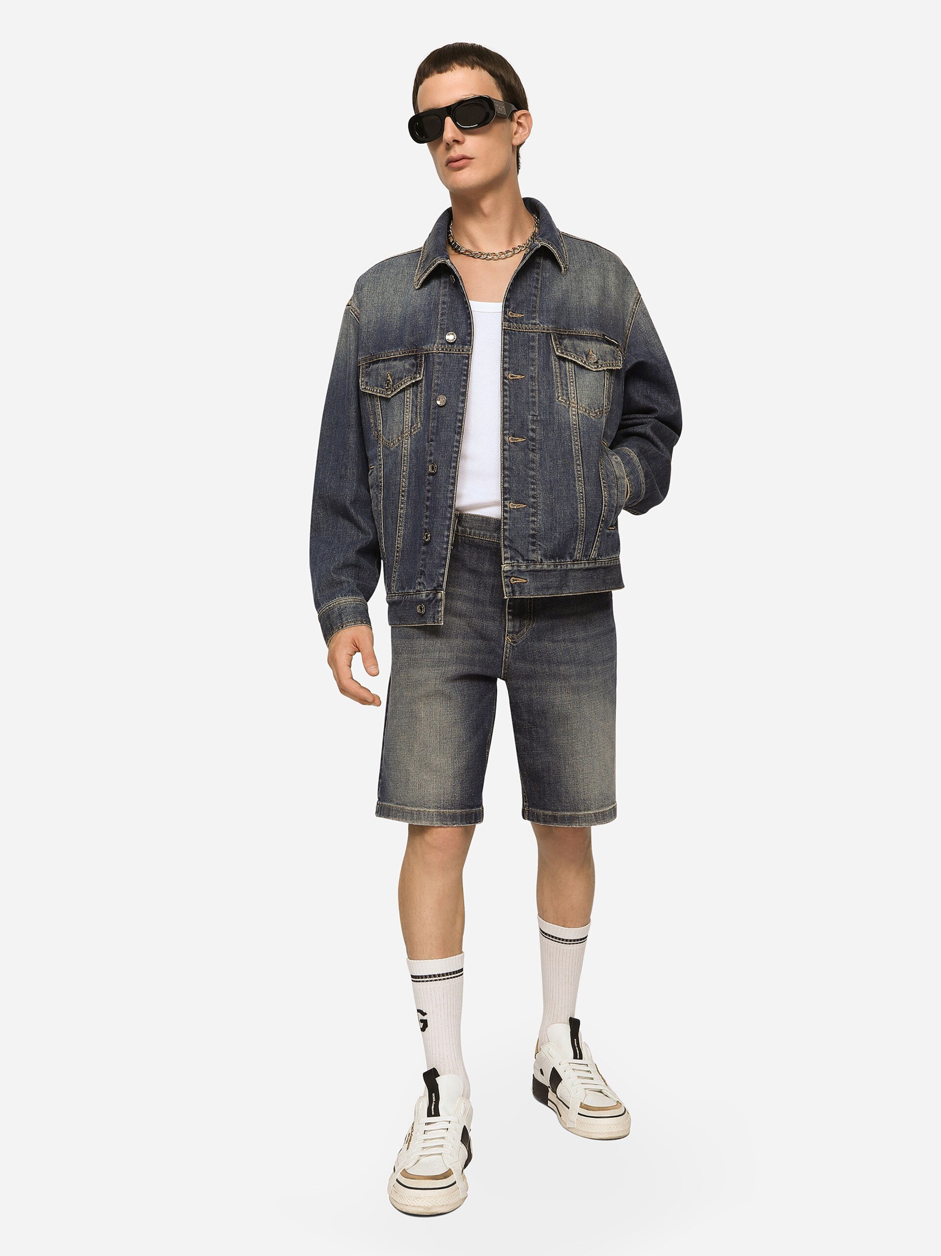 Dolce&Gabbana men's denim shorts