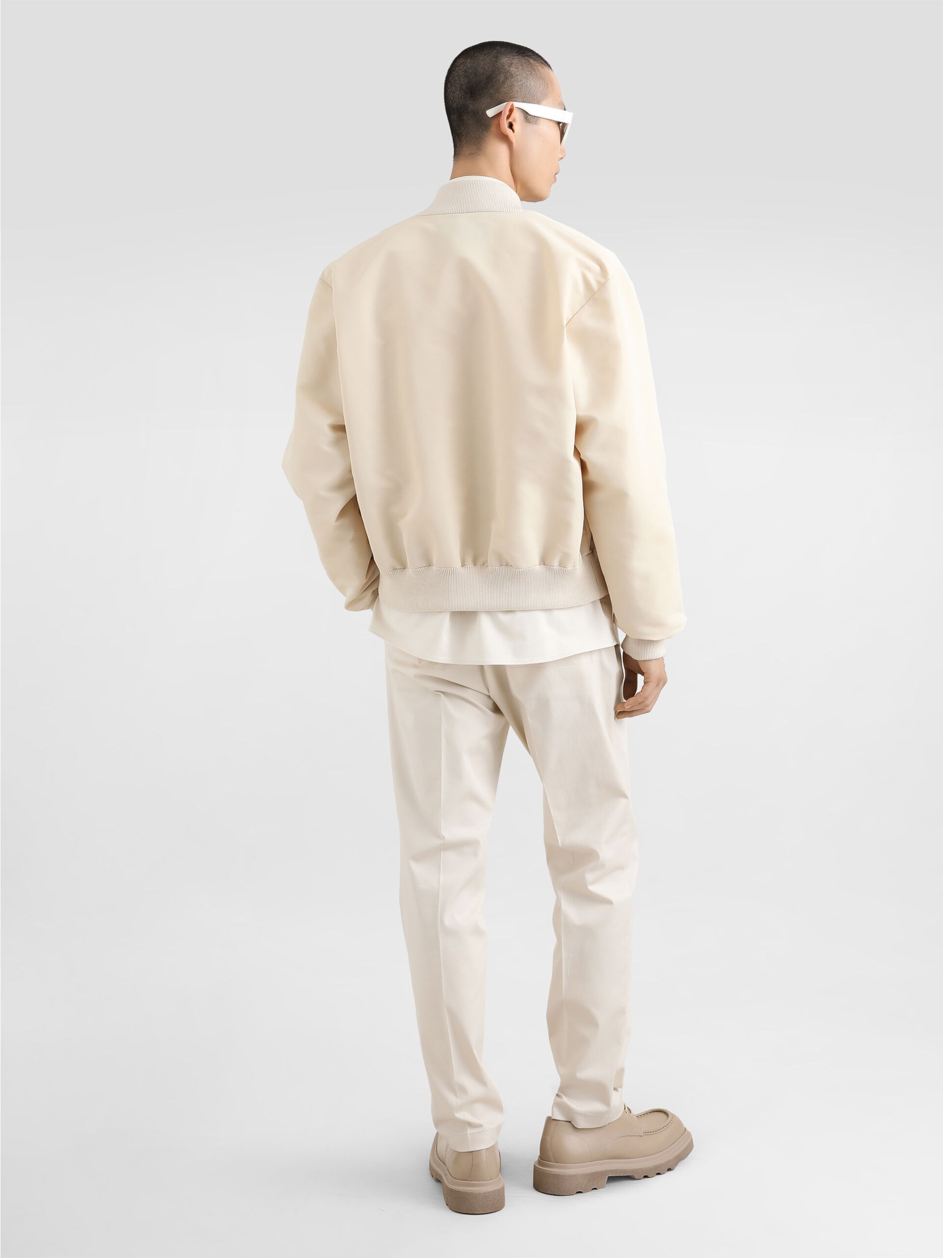 Dolce&Gabbana men's light beige shirt with chest pocket