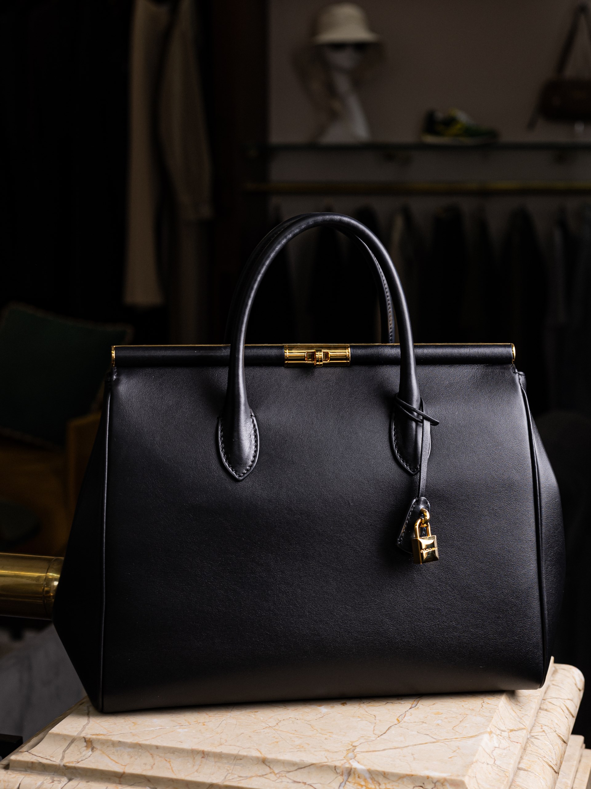 Dolce&Gabbana Marlene black leather bag