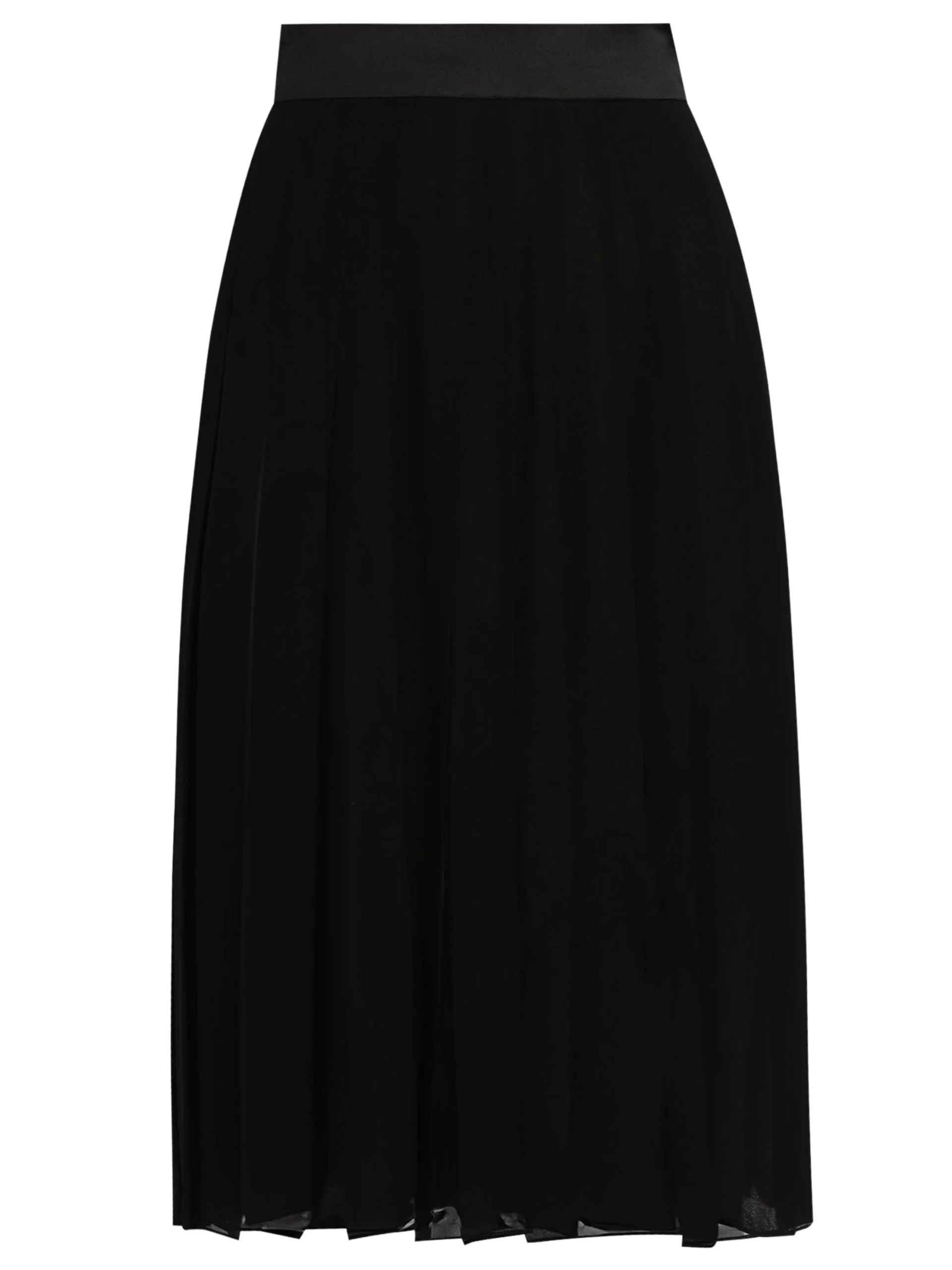 Dolce&Gabbana Pleated chiffon midi circle skirt