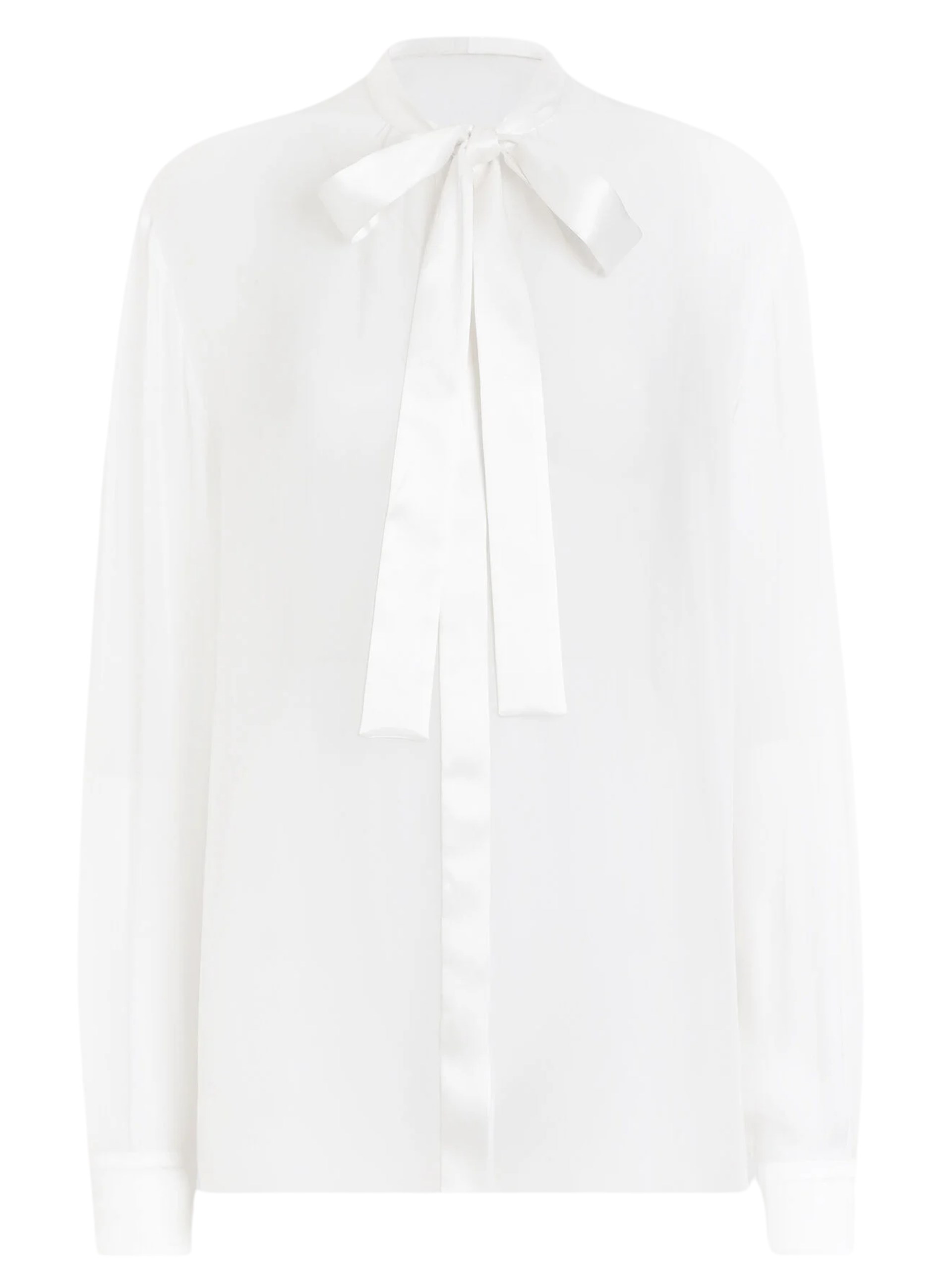 Dolce&Gabbana Chiffon pussy-bow shirt