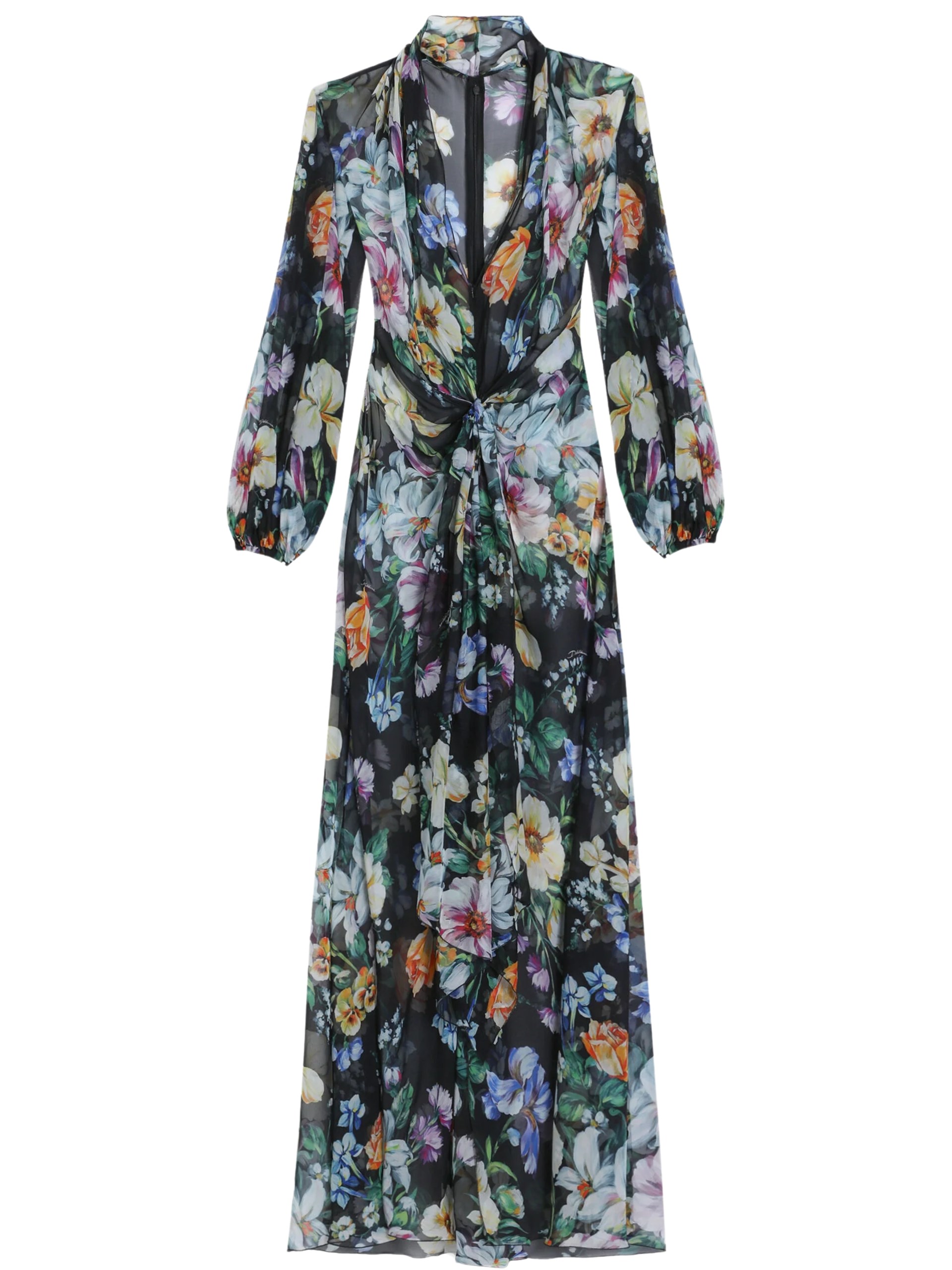 Dolce&Gabbana chiffon dress with floral print
