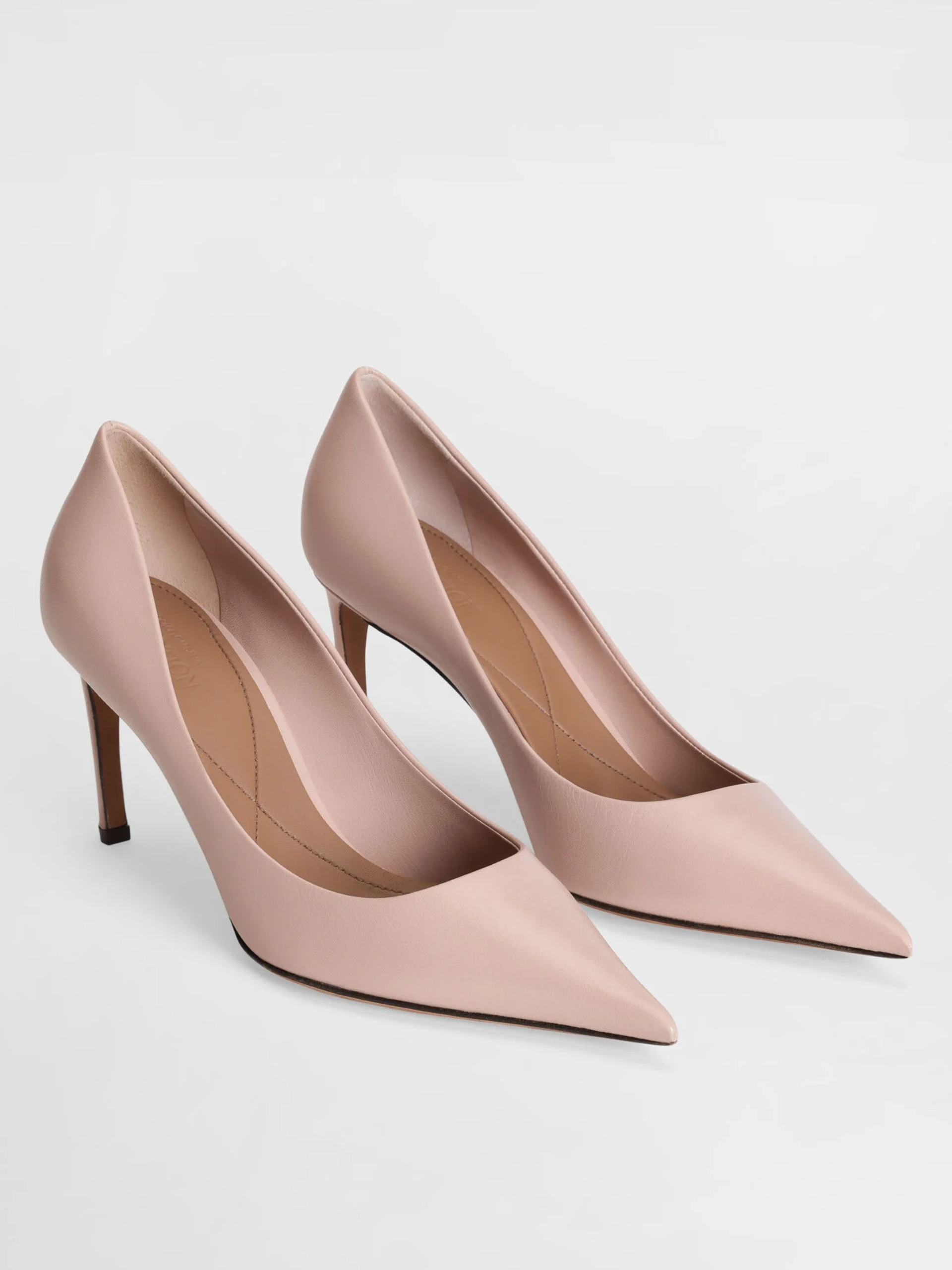 Dolce&Gabbana soft pink leather shoes