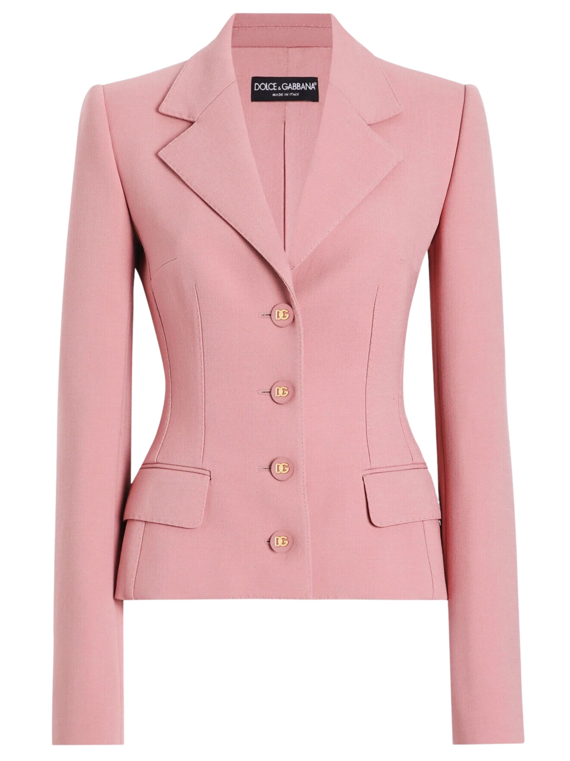 DOLCE&GABBANA SINGLE-BREASTED WOOL JACKET