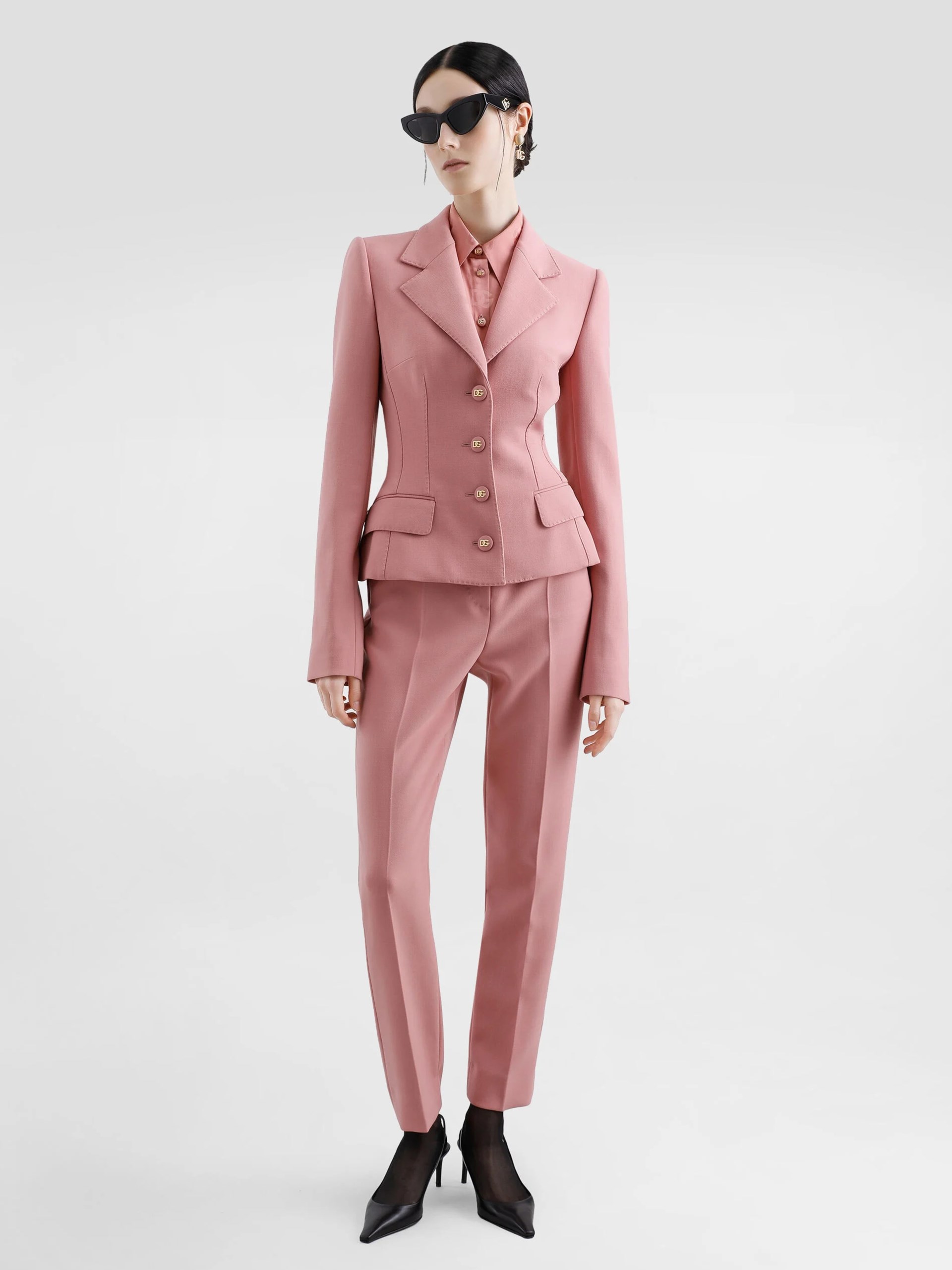 DOLCE&GABBANA SINGLE-BREASTED WOOL JACKET