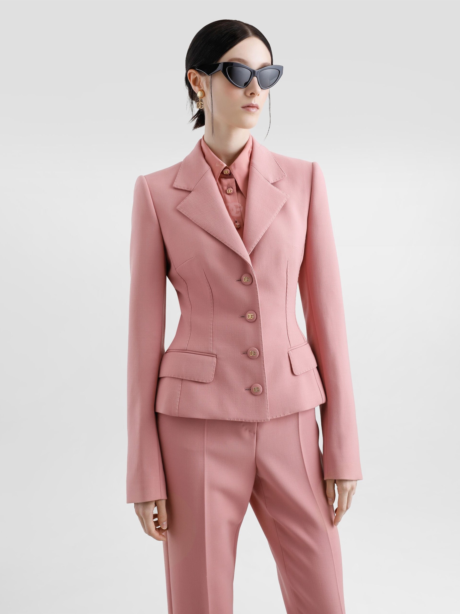 DOLCE&GABBANA SINGLE-BREASTED WOOL JACKET