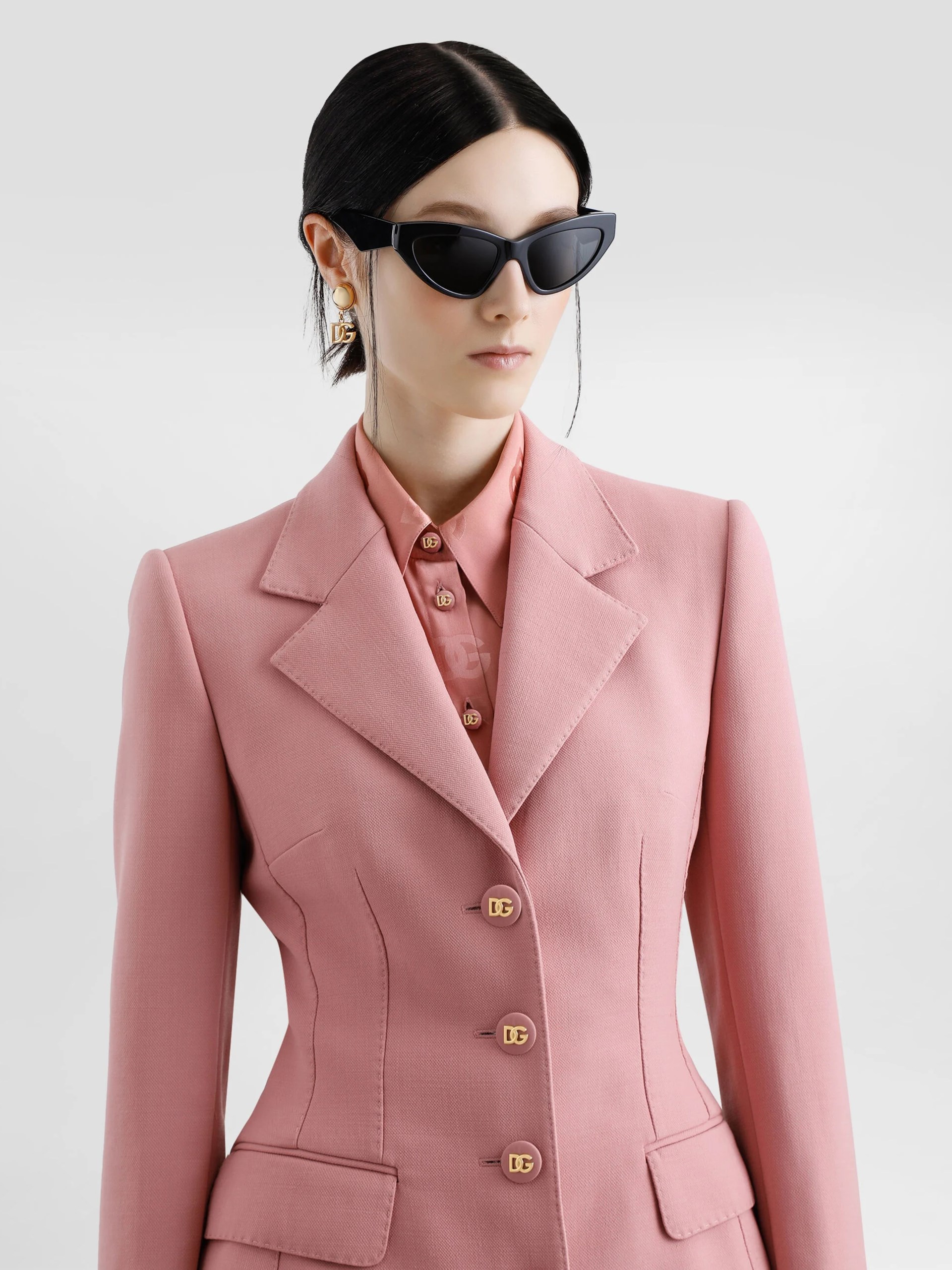 DOLCE&GABBANA SINGLE-BREASTED WOOL JACKET