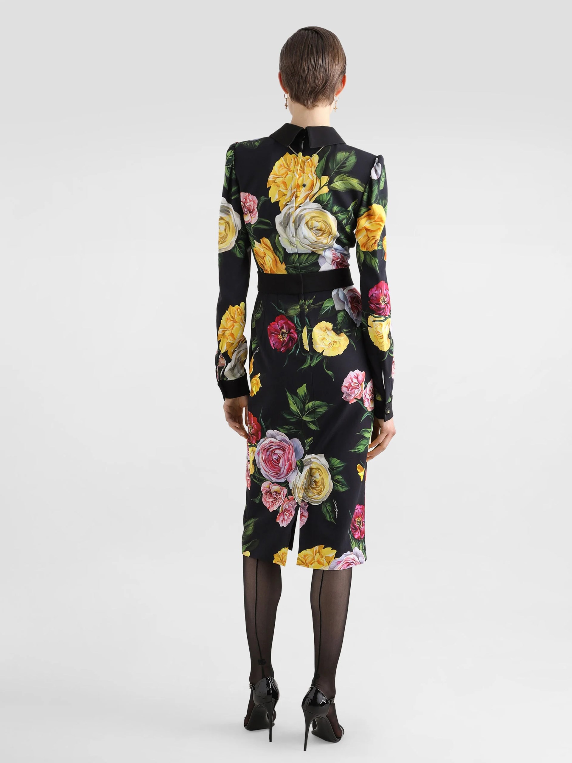 Dolce&Gabbana floral print midi dress