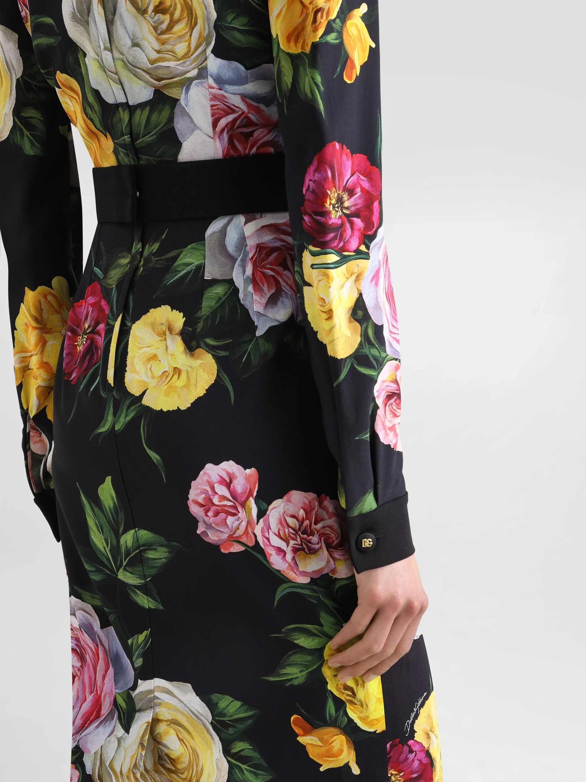 Dolce&Gabbana floral print midi dress