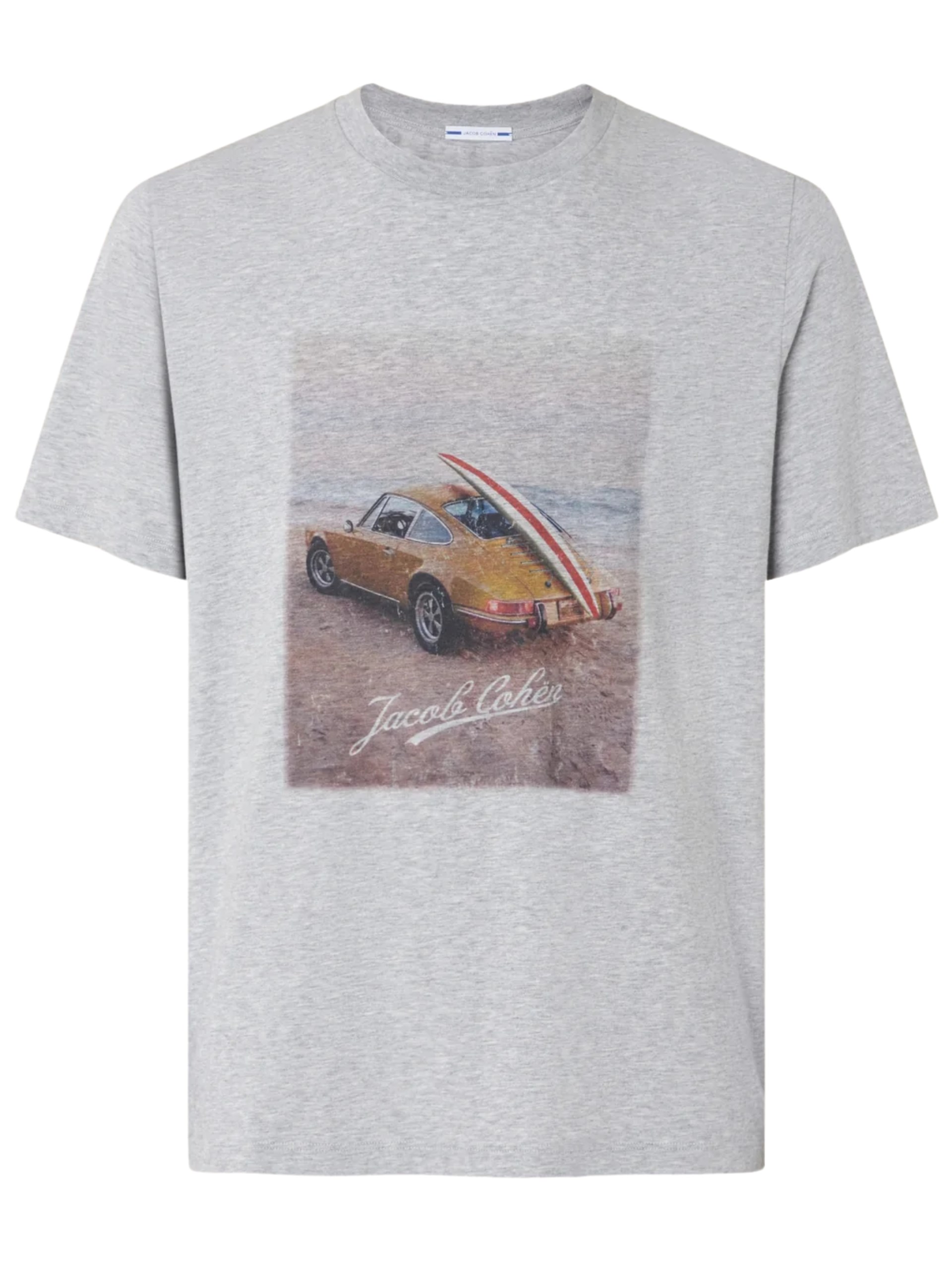 Jacob Cohën Men's Grey Crew Neck T-Shirt