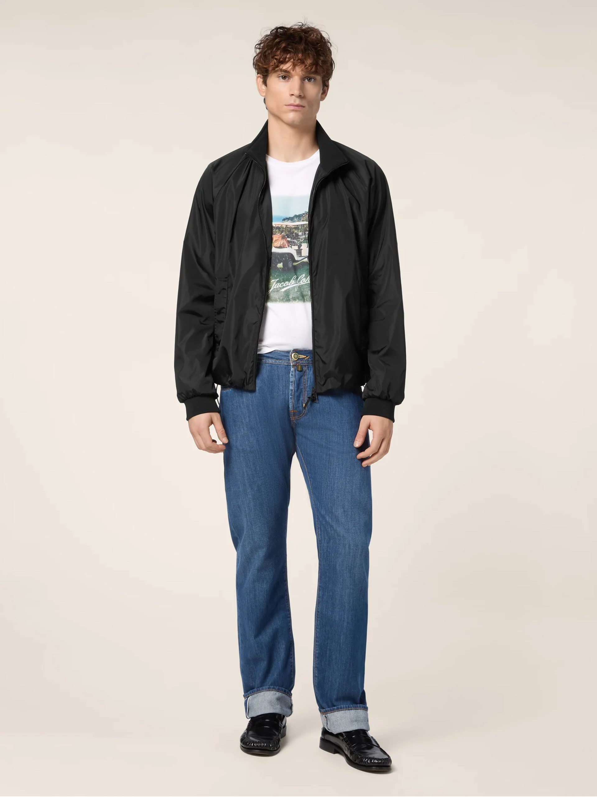 Jacob Cohën Eduard LTD Regular men's dark blue jeans